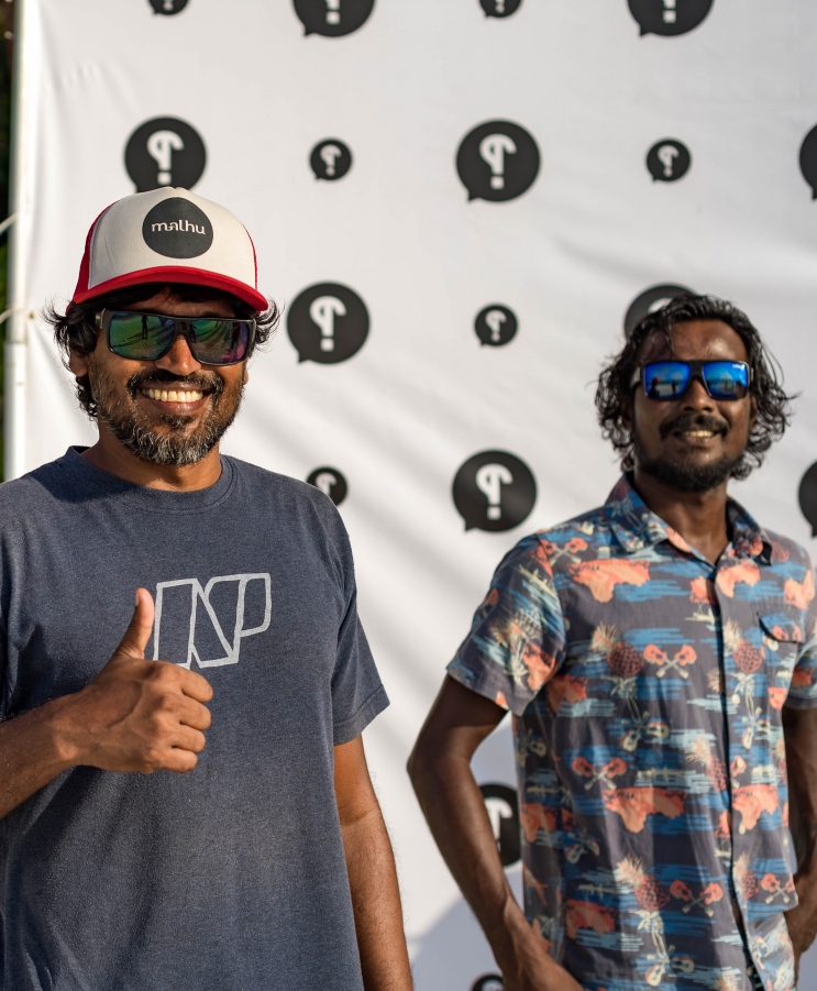 "ދޯ"ގެ ހަ ވަނަ އަދަދު ނެރުމަށް ވިލިމާލޭގައި ބޭއްވި އިވެންޓުގައި، ރާއްޖެ ވަށައި ކަޓަމަރާނެއްގައި ބުރުޖެހި ގައްބެ (ވ) ބައިވެރިވަނީ. -- ފޮޓޯ: މަސްރަހް