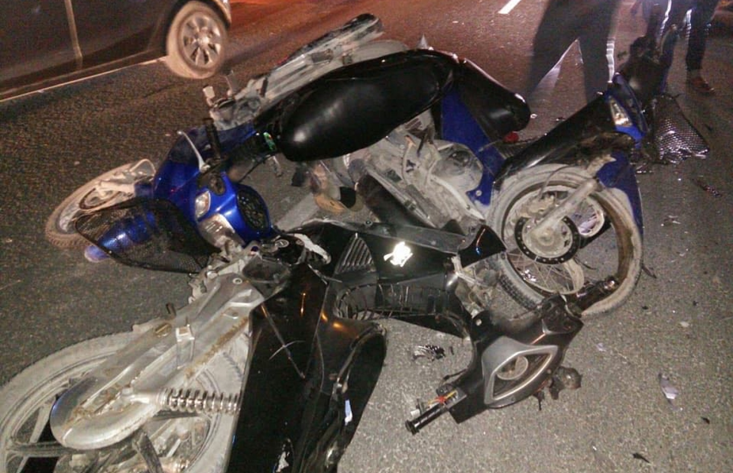 އެކްސިޑެންޓެއްގައި ސައިކަލުތަކަކަށް ގެއްލުންވެފައި --- ފޮޓޯ/މިހާރު