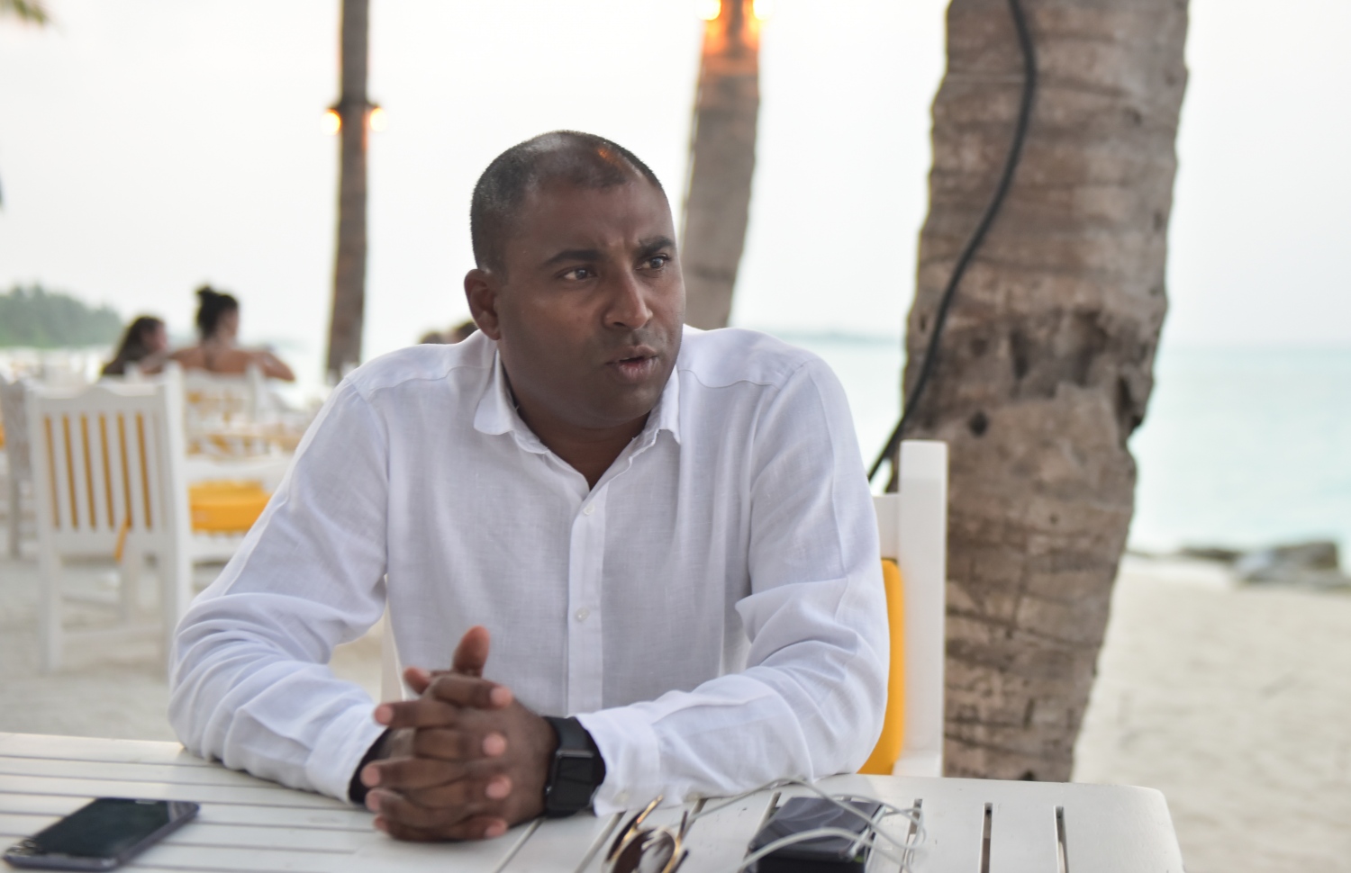 ޕެރެޑައިސް ރިސޯޓުގެ ޖީއެމް ގައިސަރު: އެ ރިސޯޓުގެ އޮކިއުޕަންސީ ވަރަށް ބޮޑަށް ދަށްވެ، މިހާރު ހުރީ 60 ޕަސެންޓުގައި ކަމަށް ވިދާޅުވި.---ފައިލް ފޮޓޯ: މިހާރު