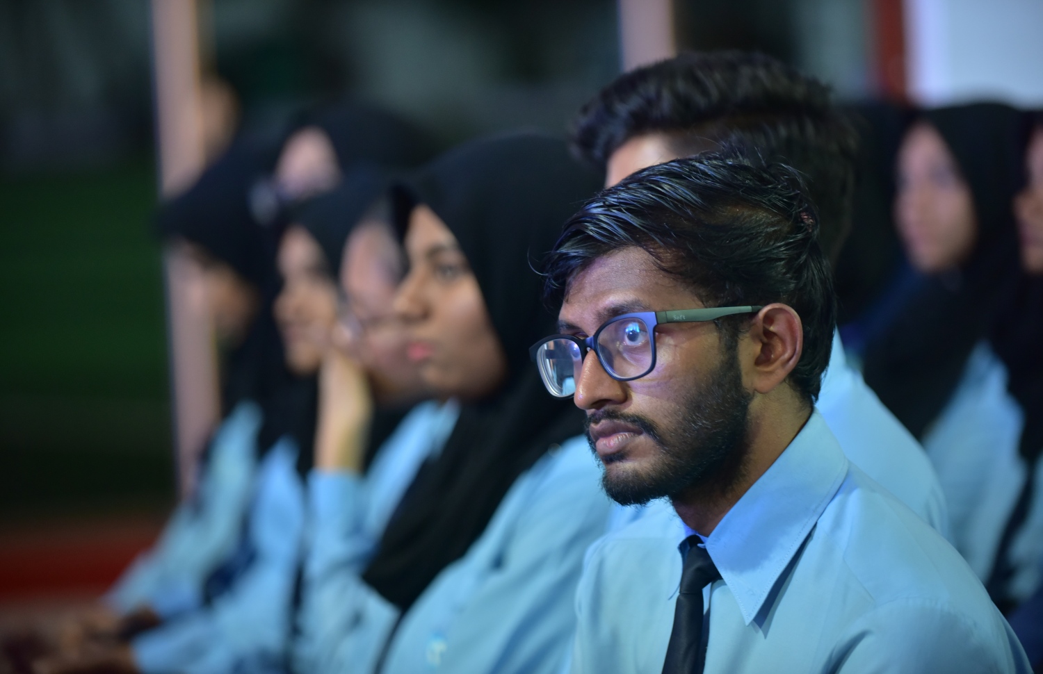 މާލެ: ޖެނުއަރީ 26، 2018- ވިލާ އިންޓަނޭޝަނަލް ހައި ސްކޫލްގެ މިދިޔަ އަހަރުގެ އޭލެވެލްގެ ގްރެޖުއޭޝަން ޖަލްސާގައި ބައިވެރިވި ބައެއް ދަރިވަރުން: އެ ސްކޫލުން މިދިޔަ އަހަރު 293 ދަރިވަރަކު ގްރެޖުއޭޓްވި.---ފޮޓޯ: ހުސެއިން ވަހީދު/މިހާރު