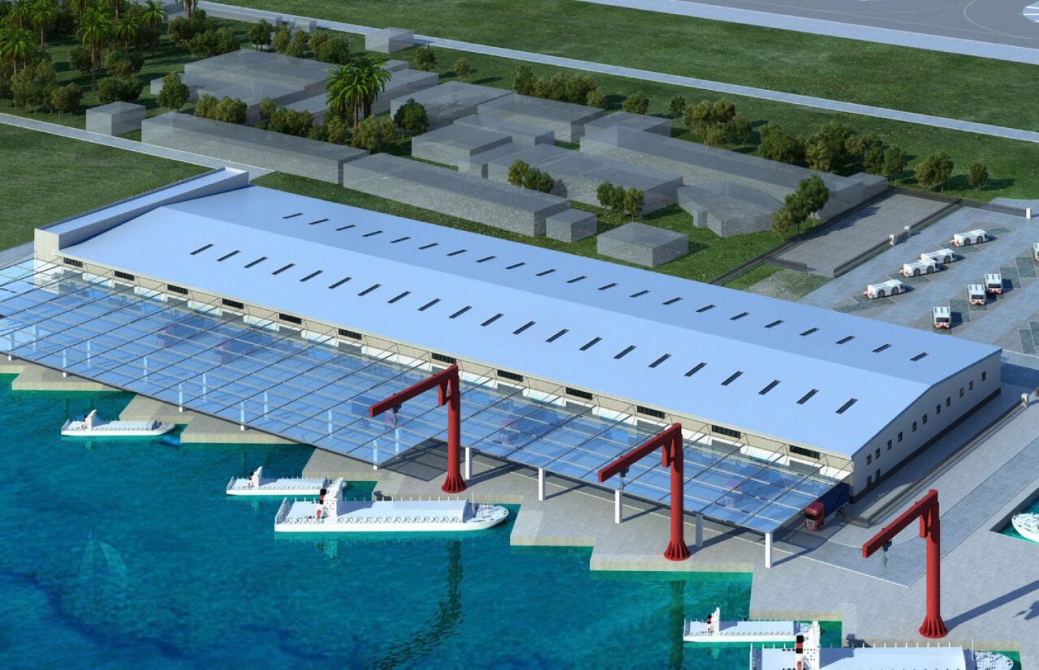 ވެލާނާ އިންޓަނޭޝަނަލް އެއާޕޯޓްގެ އާ ކާގޯ ޓާމިނަލްގެ ކުރެހުމެއް