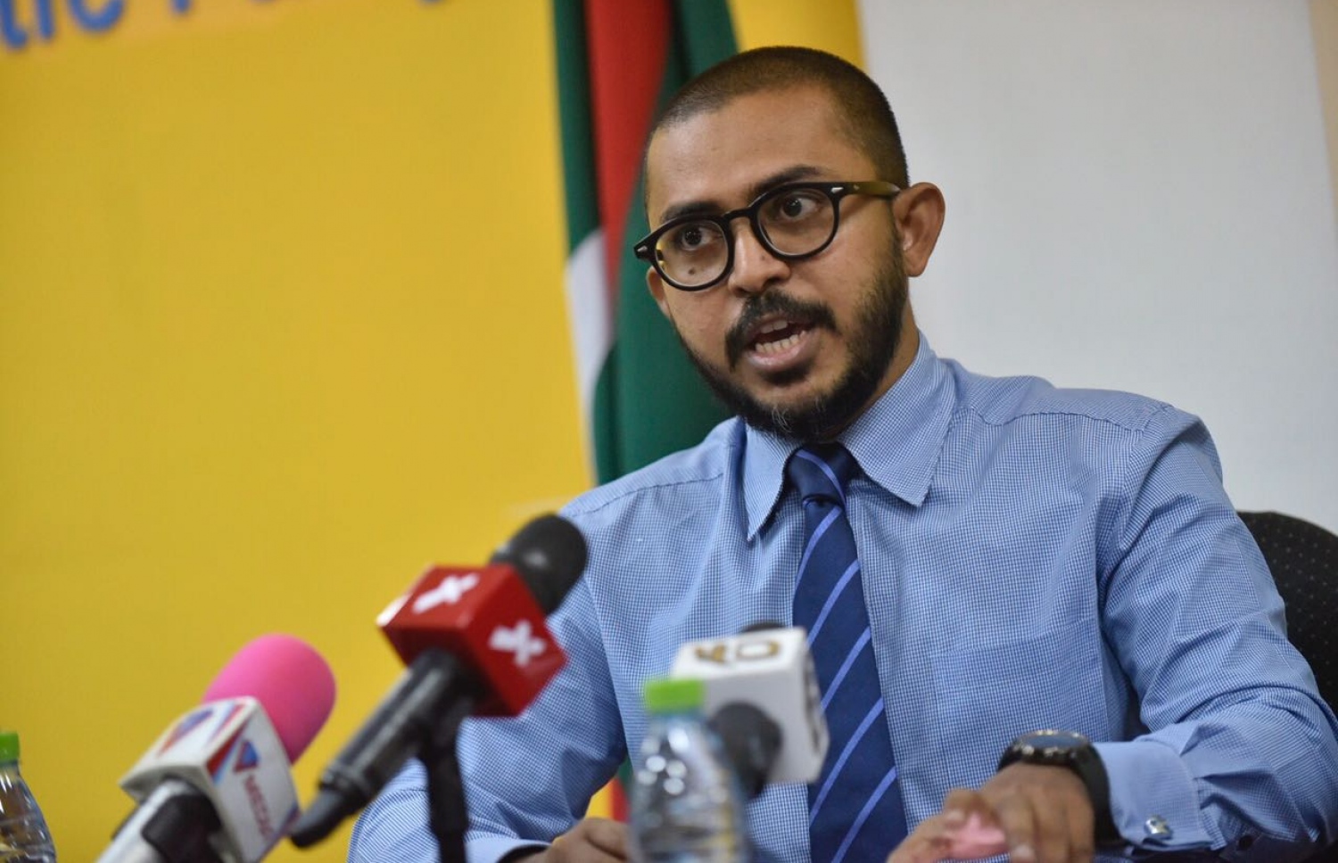 ނޫސްވެރިންގެ ބައްދަލުވުމުގައި އަމީތު މިއަދު ވާހަކަދައްކަވަނީ. - ފޮޓޯ: މިހާރު