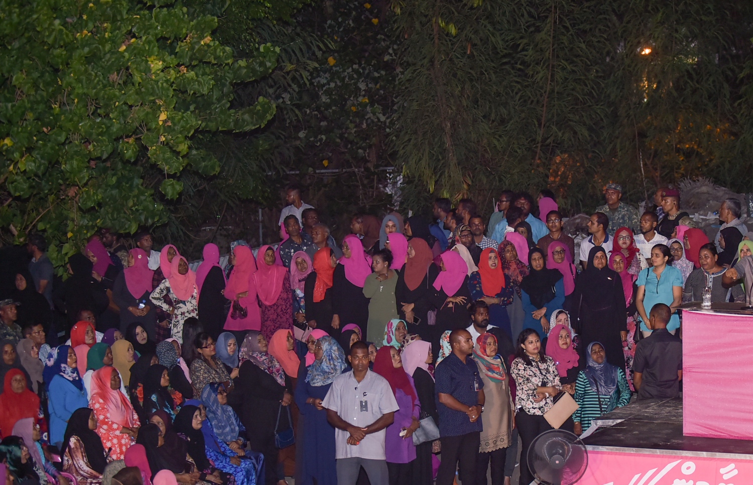 މިރޭގެ ޖަލްސާގައި ރައީސް ޔާމީން ވާހަކަފުޅު ދައްކަވަނީ. --ފޮޓޯ: ހުސެއިން ވަހީދު/މިހާރު