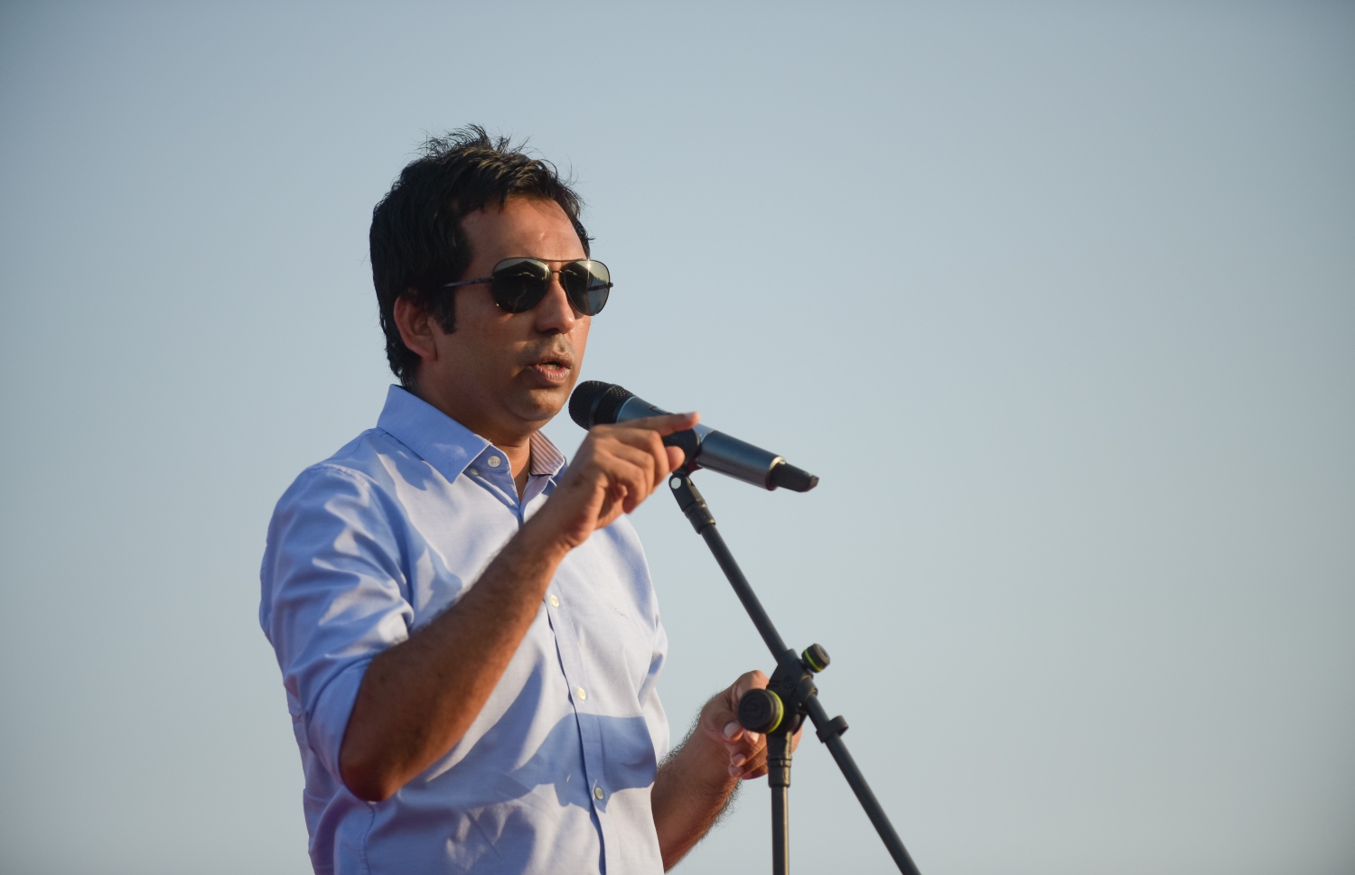 މިއަދުގެ ރަސްމިއްޔާތުގައި މިނިސްޓަރު ސައީދު ވާހަކަ ދައްކަވަނީ.-- ފޮޓޯ: ހުސައިން ވަހީދު/މިހާރު