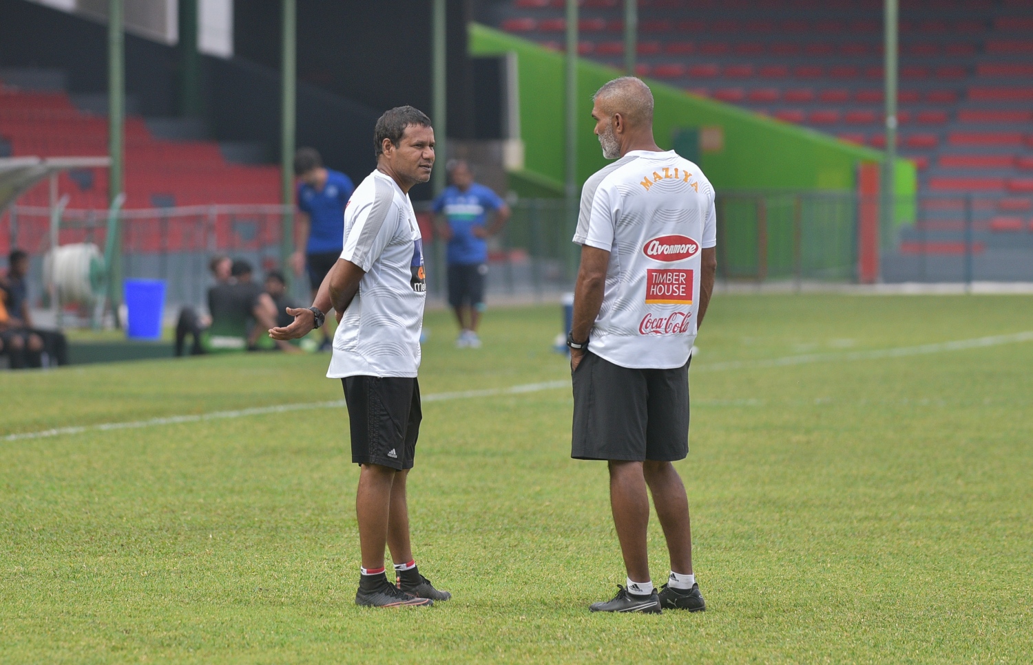 2018 ވަނަ އަަހަރުގެ ޕްރީ ސީޒަން މެޗެއްގެ ތެރެއިން އިންމަ (ވ) އާއި ސުޒެއިރު. -- ފޮޓޯ: މިހާރު ފައިލް ފޮޓޯ