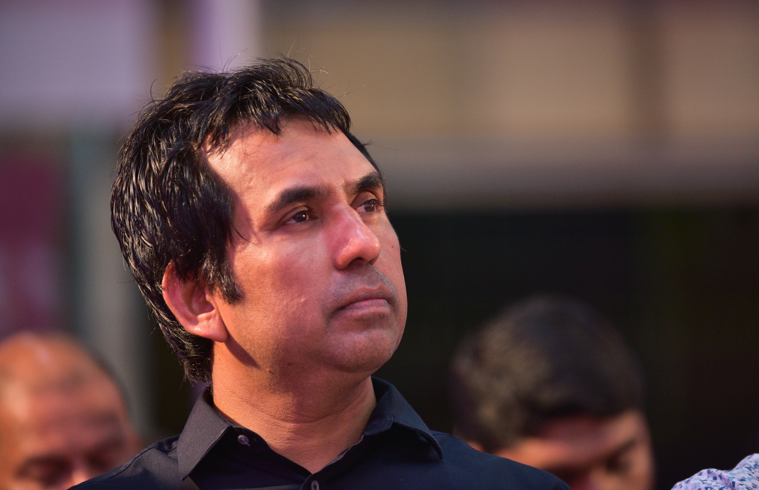 މާލެ: ފެބްރުއަރީ 14، 2018- ޕީޕީއެމުން ބޭއްވި ޖަލްސާގައި، އިކޮނޮމިކް މިނިސްޓަރު މުހައްމަދު ސައީދު ބައިވެރިވެވަޑައިގަންނަވަނީ.---ފޮޓޯ: ހުސެއިން ވަހީދު/މިހާރު