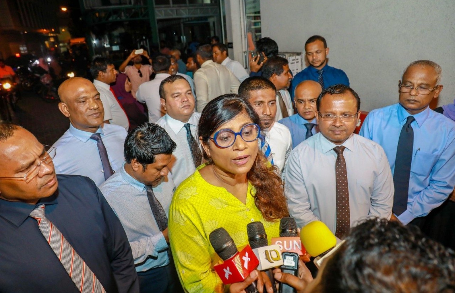 މަޖިލީހުގައި މިއަދު ނެގި ވޯޓާ ގުޅޭގޮތުން މައްޗަންގޯޅި އުތުރު ދާއިރާާގެ މެމްބަރު މާރިޔާ ނޫސްވެރިންނާ ވާހަކަދައްކަވަނީ.-- ފޮޓޯ: ހުސެއިން ވަހީދު/ މިހާރު