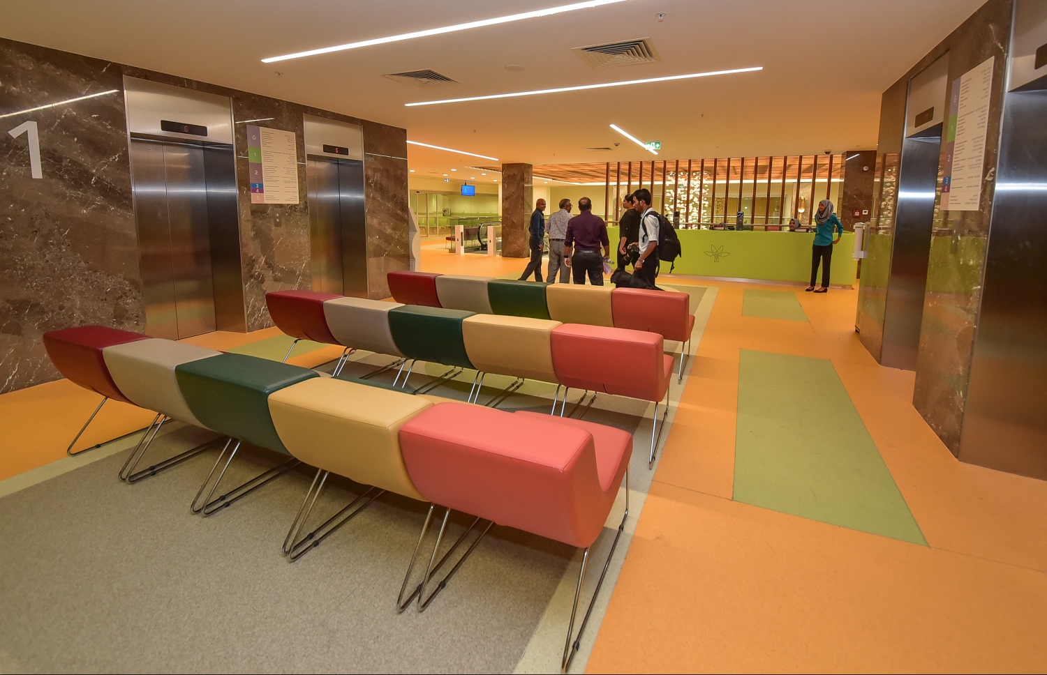 ހުޅުމާލެ: ފެބްރުއަރީ 28، 2018: ޓްރީ ޓޮޕް ހޮސްޕިޓަލްގެ ލޮބީ އޭރިއާ.---ފޮޓޯ: ނިޝާން އަލީ/މިހާރު