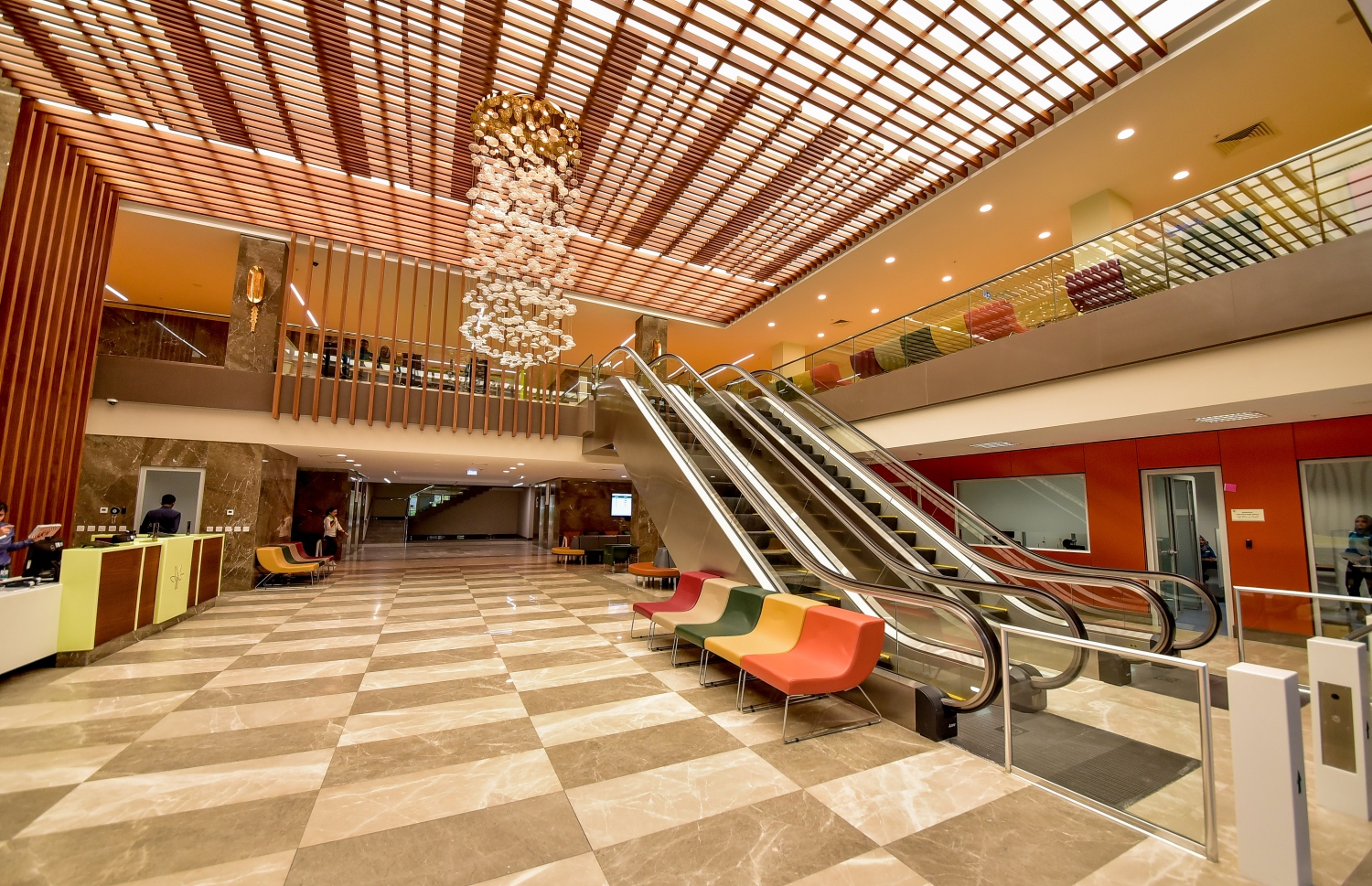 ހުޅުމާލެ: ފެބްރުއަރީ 28، 2018: ޓްރީ ޓޮޕް ހޮސްޕިޓަލްގެ ލޮބީ އޭރިއާ.---ފޮޓޯ: ނިޝާން އަލީ/މިހާރު