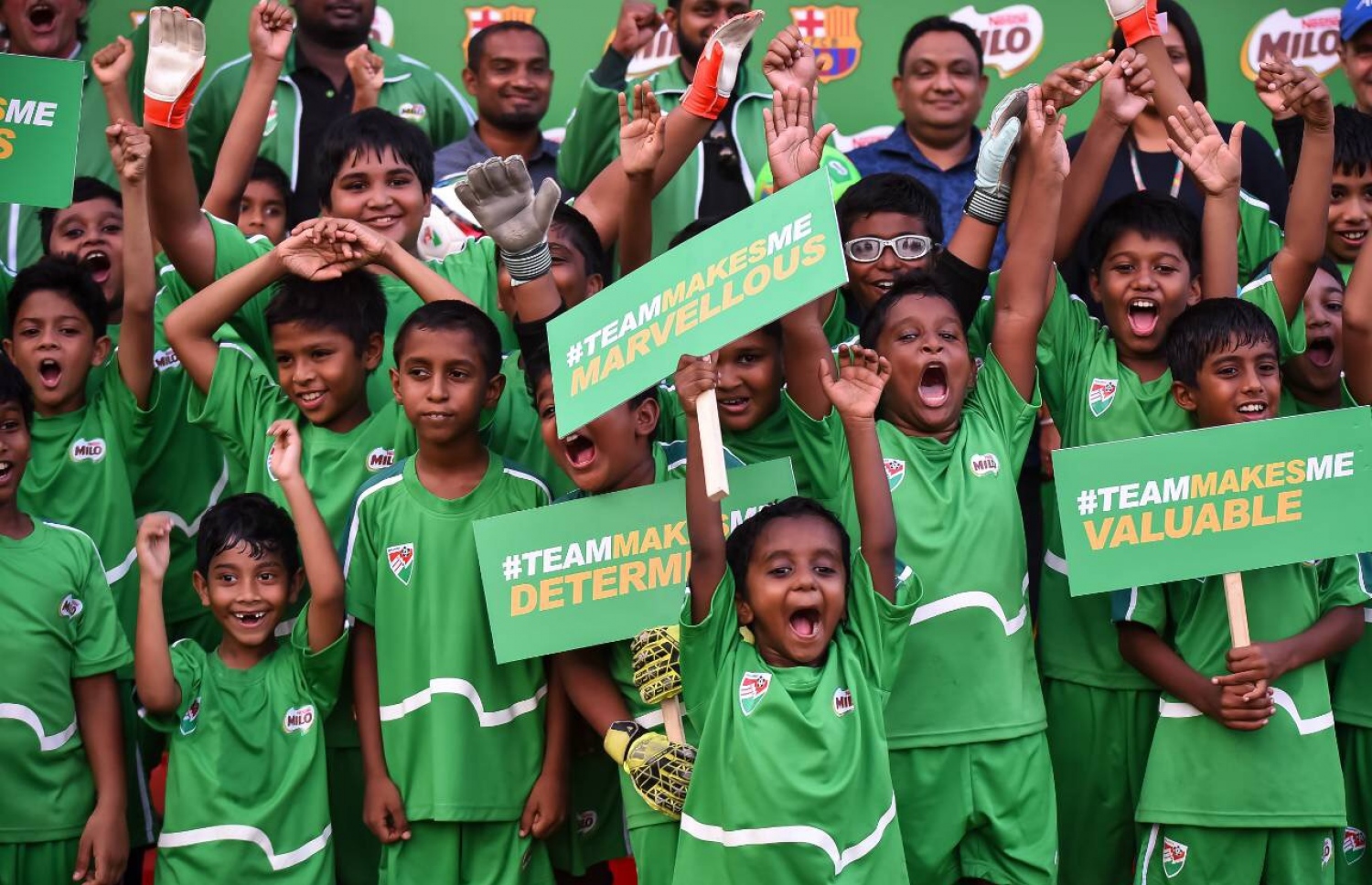 މައިލޯ ރޯޑް ޓް ބާސެލޯނާ ކެމްޕޭން ފެށުމަށް ބޭއްވި ހަރަކާތުގެ ތެރެއިން. -- ފޮޓޯ: މިހާރު