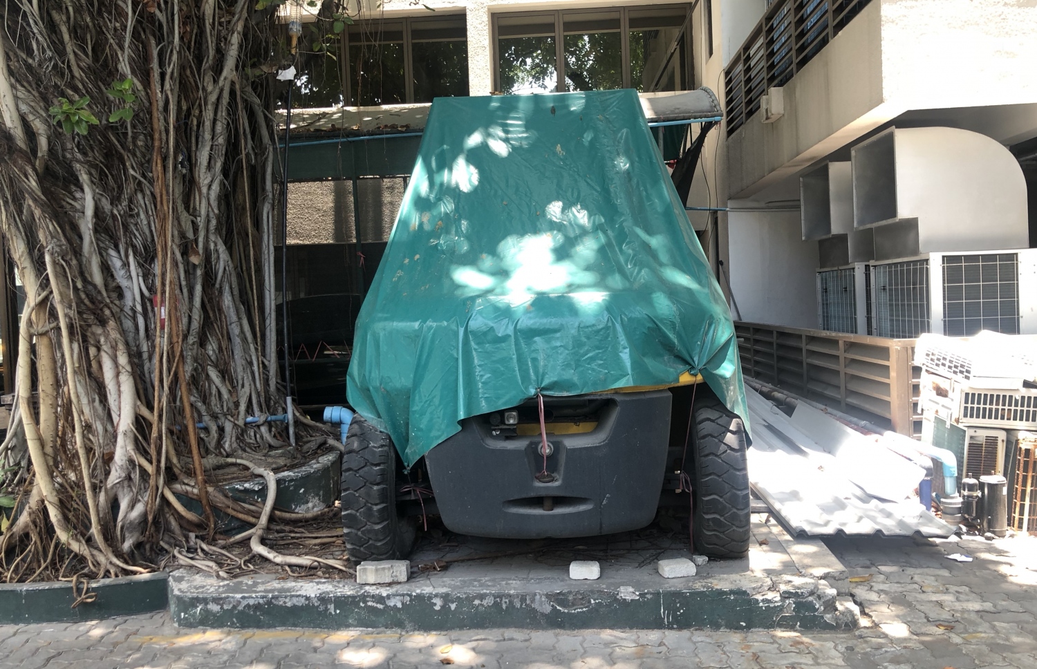 ސެންޓަ އެންޓަޕްރައިސަސް އިން ސްޓެލްކޯއަށް ސަޕްލައިކޮށްދިން ފޯކްލިފްޓް. ފޮޓޯ: އަބްދުﷲ ޖަމީލު /މިހާރު