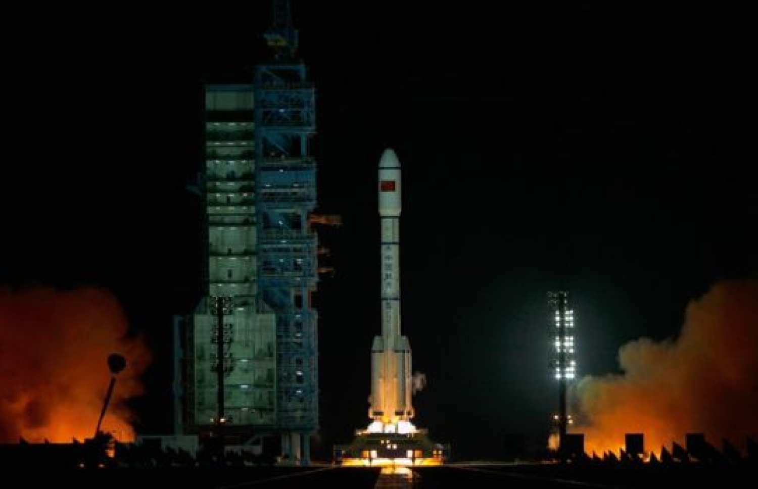 ޗައިނާގެ ސްޓޭޝަން ޖައްވަށް ދޫކޮށްލާފައި ވަނީ 2011 ވަނަ އަހަރު. --ފޮޓޯ:އޭއެފްޕީ