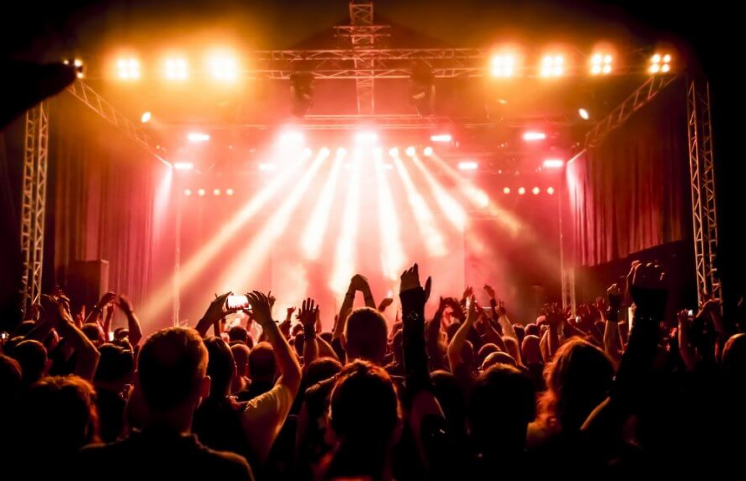 ބަޔަކު މިއުޒިކް ޝޯއެއްގައި ފޯރި ނަގަނީ.