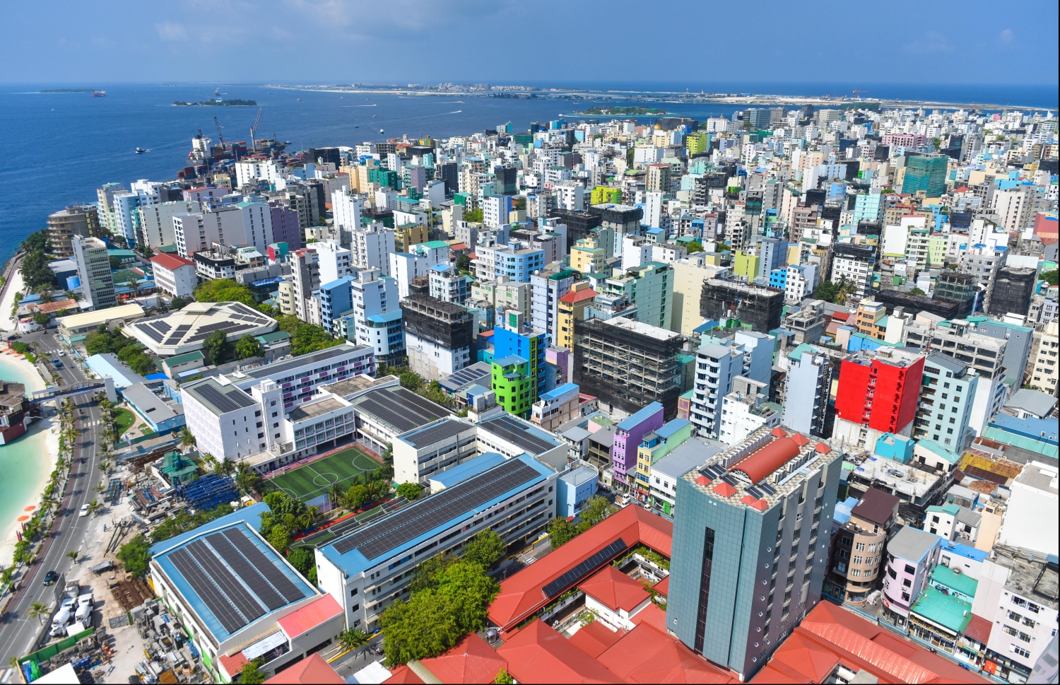 މާލޭގެ އޭރިއަލް ފޮޓޯއެއް -- ފައިލް ފޮޓޯ: މިހާރު