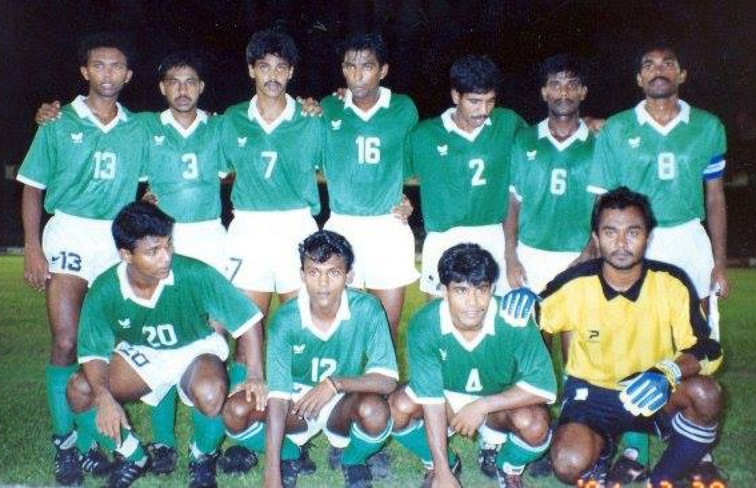 1991 ވަނަ އަހަރުގެ ސާފް ގޭމްސްގެ ރިހި މެޑަލް ރާއްޖޭން ހޯދި މެޗުގެ ފުރަތަމަ އެގާރަ: ހީނާ 12 ނަމްބަރު ޖާޒީގައި.