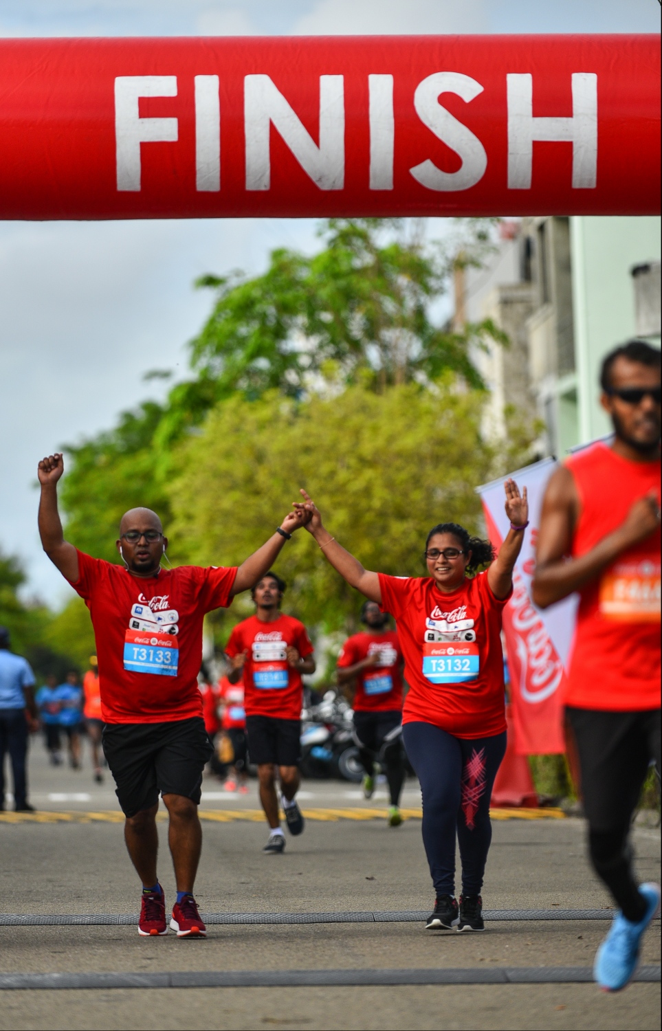 ހުޅުމާލެ: އޭޕްރިލް 120، 2018- ޓޯޓަލް ފިޓްނަސް ގްރޫޕް (ޓީއެފްޖީން) އިން ބޭއްވި ކޮކާކޯލާ ލޯންގް ރަންގެ ހަ ވަނަ އިވެންޓްގެ ތެރެއިން: ބޮޑު ތަރުހީބަކާއިއެކު ހުޅުމާލޭގައި، ހަތަރު ރޭހަކަށް ބަހާލައިގެން ބޭއްވި މިދުވުމުގައި ޖުމްލަ 1500 ދުވުންތެރިން ވަނީ ބައިވެރިވެފައި.--ފޮޓޯ: ހުސައިން ވަހީދު/މިހާރު