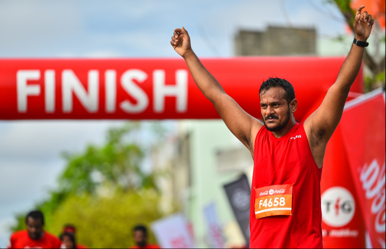 ހުޅުމާލެ: އޭޕްރިލް 120، 2018- ޓޯޓަލް ފިޓްނަސް ގްރޫޕް (ޓީއެފްޖީން) އިން ބޭއްވި ކޮކާކޯލާ ލޯންގް ރަންގެ ހަ ވަނަ އިވެންޓްގެ ތެރެއިން: ބޮޑު ތަރުހީބަކާއިއެކު ހުޅުމާލޭގައި، ހަތަރު ރޭހަކަށް ބަހާލައިގެން ބޭއްވި މިދުވުމުގައި ޖުމްލަ 1500 ދުވުންތެރިން ވަނީ ބައިވެރިވެފައި.--ފޮޓޯ: ހުސައިން ވަހީދު/މިހާރު