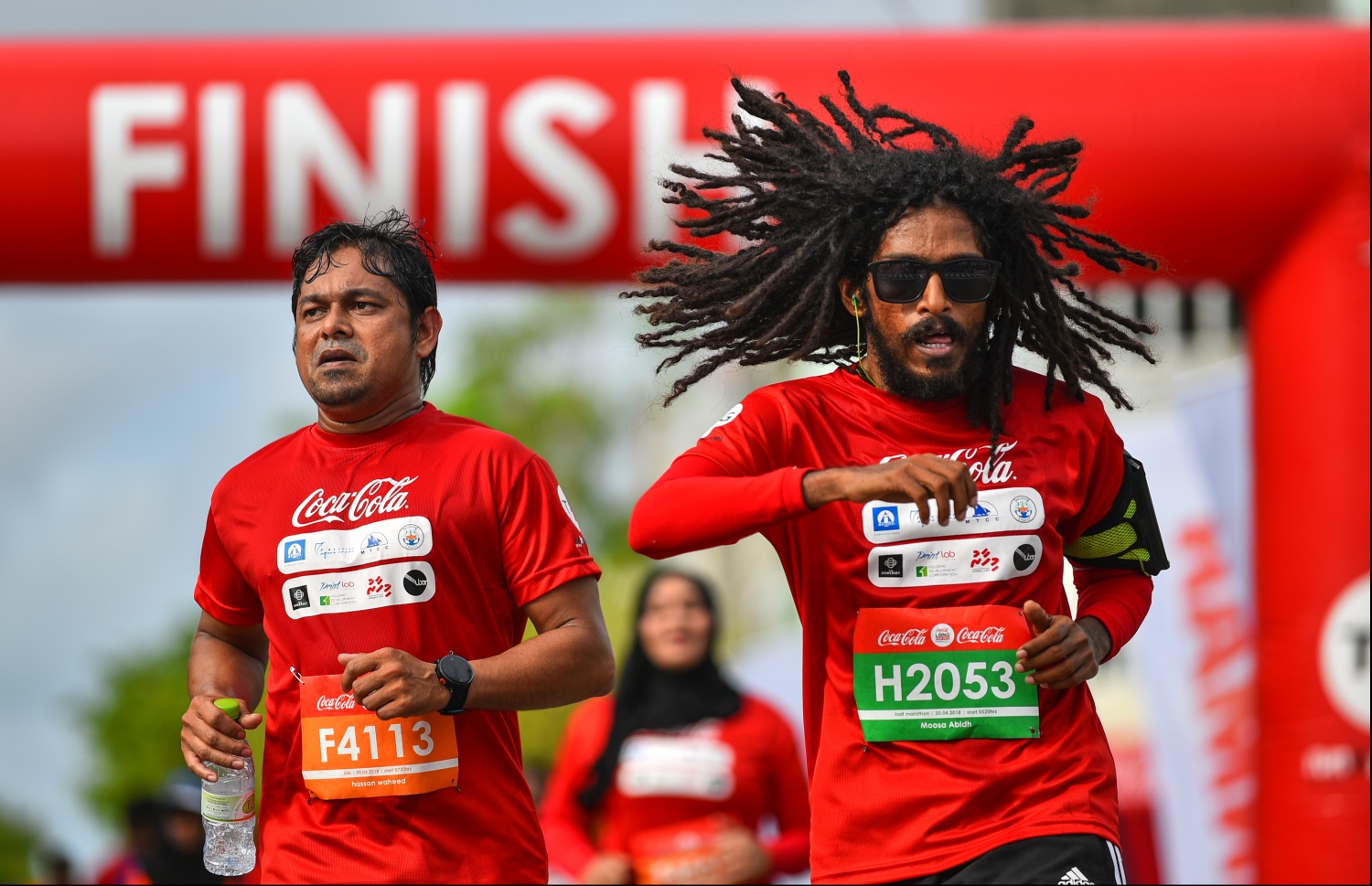 ހުޅުމާލެ: އޭޕްރިލް 120، 2018- ޓޯޓަލް ފިޓްނަސް ގްރޫޕް (ޓީއެފްޖީން) އިން ބޭއްވި ކޮކާކޯލާ ލޯންގް ރަންގެ ހަ ވަނަ އިވެންޓްގެ ތެރެއިން: ބޮޑު ތަރުހީބަކާއިއެކު ހުޅުމާލޭގައި، ހަތަރު ރޭހަކަށް ބަހާލައިގެން ބޭއްވި މިދުވުމުގައި ޖުމްލަ 1500 ދުވުންތެރިން ވަނީ ބައިވެރިވެފައި.--ފޮޓޯ: ހުސައިން ވަހީދު/މިހާރު