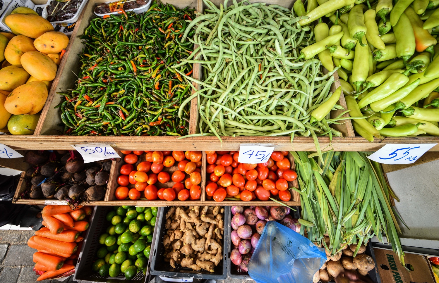 މާލެ: މޭ 14، 2018: ލޯކަލް މާރުކޭޓު ސަރަހައްދު.-- ފޮޓޯ: ނިޝާން އަލީ/މިހާރު