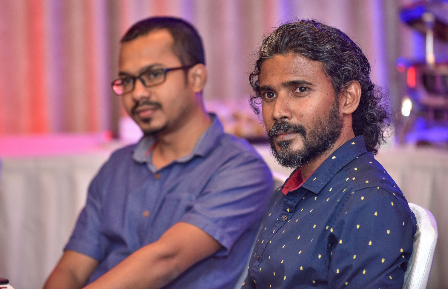 މާލެ: މޭ 15، 2018: "މިހާރު"ގެ "ދަ އެޑިޝަން" ހުޅުވުމަށް ހޮޓެލް ޖެންގައި ބޭއްވި ރަސްމިއްޔާތުގެ ތެރެއިން.--ފޮޓޯ: ނިޝާން އަލީ /މިހާރު