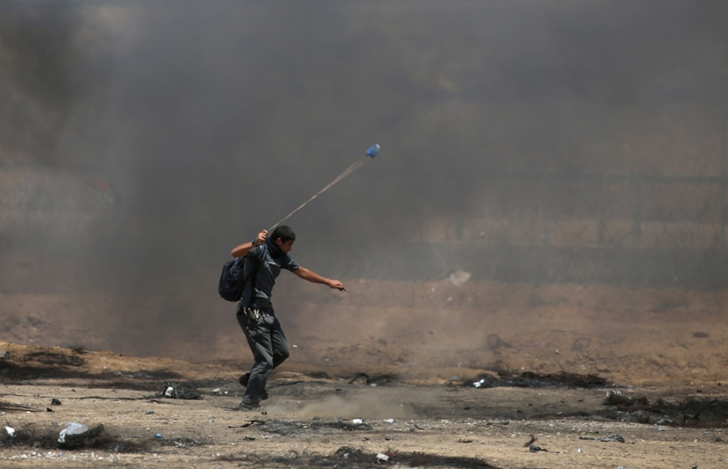 އިޒްރޭލުގެ އަޅުވެތިކަމާ ދެކޮޅަށް ފަލަސްތީނު ރައްޔިތުން ފަށައިގެން މިހާރު ކުރަމުންދާ ސިލްސިލާ މުޒާހަރާތަކުގެ ތެރެއިން. --ފޮޓޯ އަލްޖަޒީރާ