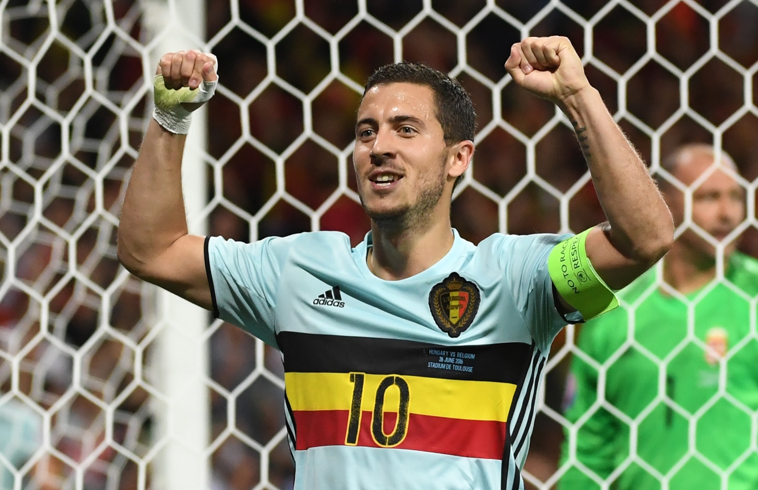 ބެލްޖިއަމްގެ އެންމެ މުހިއްމު އެއް ކުޅުންތެރިޔާ އެޑެން ހަޒާޑް. --ފޮޓޯ: އޭއެފްޕީ