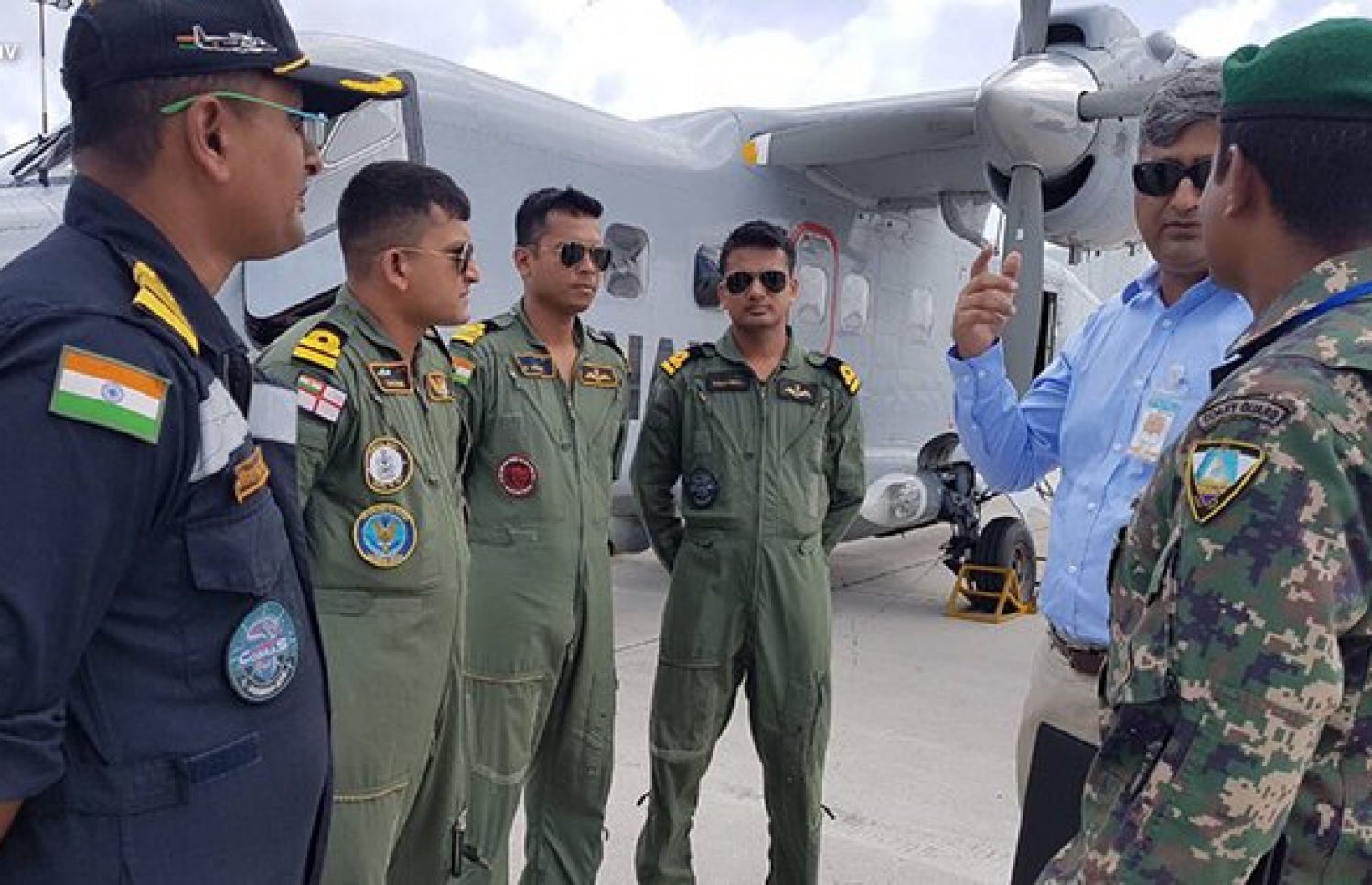 އަސްކަރީ އޮޕަރޭޝަނެއް ހިންގުމަށް އިންޑިއާ ސިފައިން ރާއްޖޭގައި-- ފޮޓޯ: އެމްއެންޑީއެފް