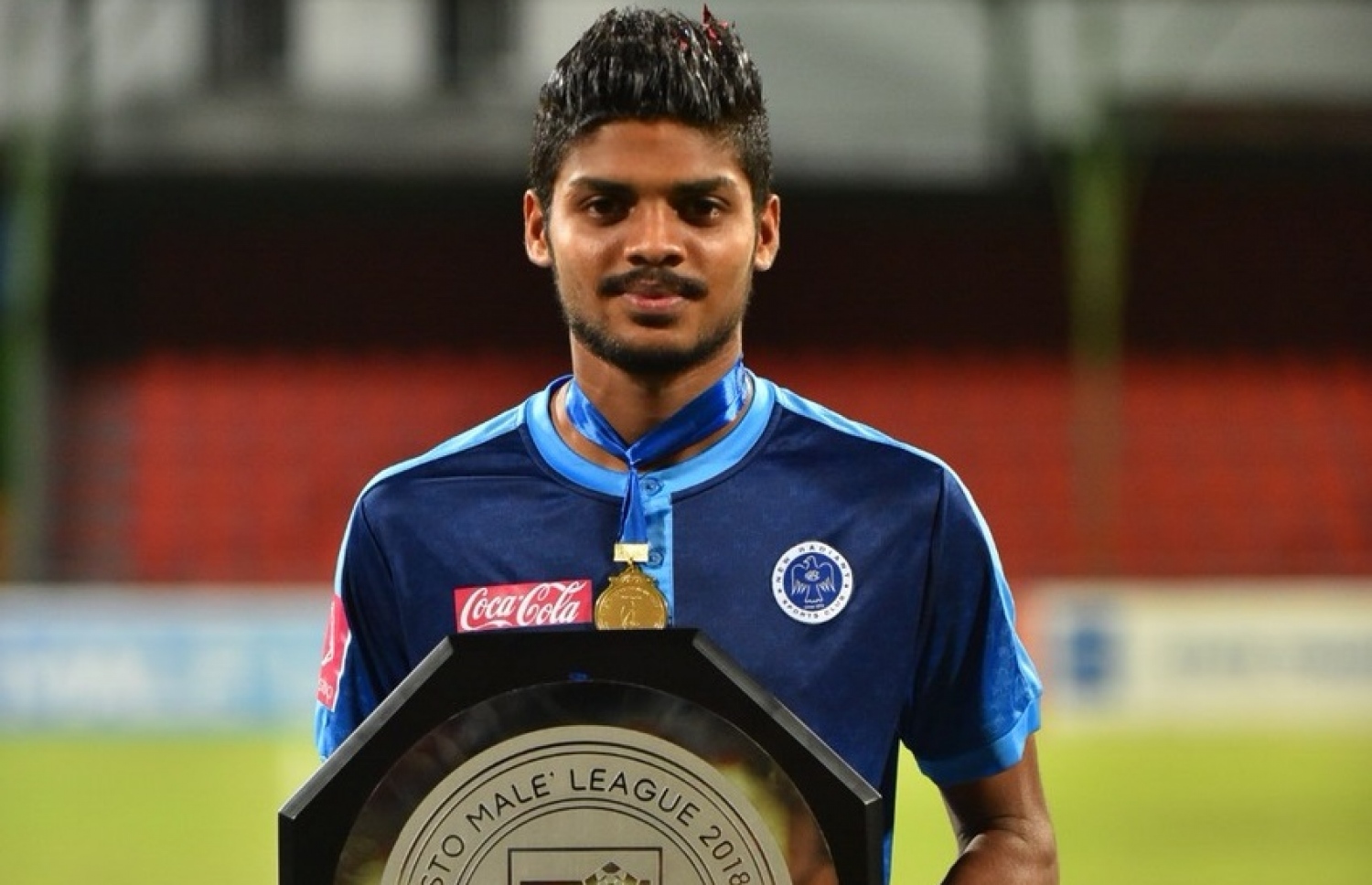 ނިއުގެ ޒުވާން ކުޅުންތެރިޔާ ބޮބީ އެސްޓީއޯ މާލޭ ލީގުގެ އައްޑަނަ ހިފައިގެން: ހުނަރުވެރި ކުޅުންތެރިއެއް. --ފޮޓޯ: ނިޝާން އަލީ/ މިހާރު