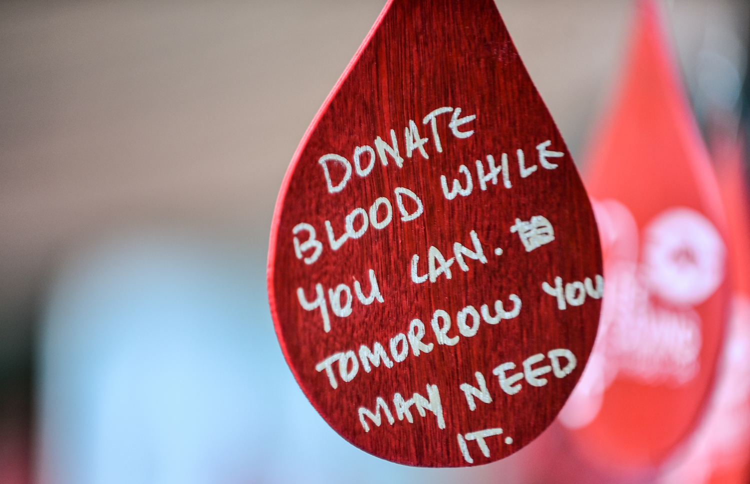 ލޭ ހަދިޔާކުރުމުގެ ކެމްޕެއިނެއްގައި، އެކަމަށް ބާރުއަޅައި ލިޔެފައިވާ ލިޔުމެއް