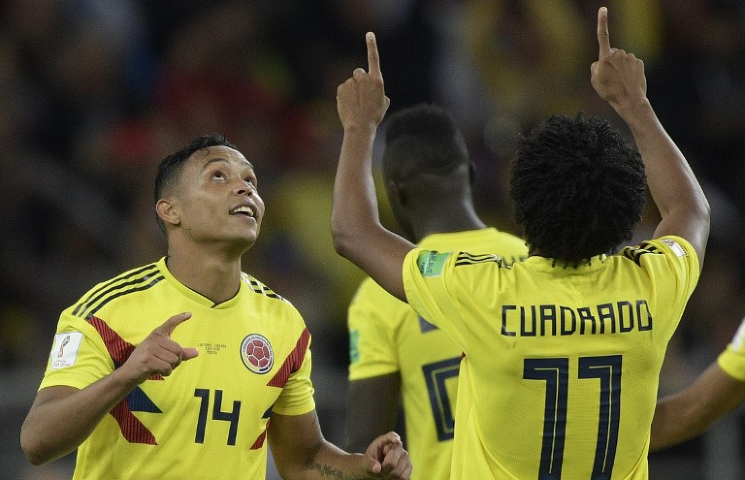 މޮސްކޯ: ޖުލައި 3، 2018: ވޯލްޑް ކަޕް ފުޓްބޯޅަ މުބާރާތުގައި އިންގްލެންޑް އާ ކޮލަމްބިއާ ކުޅުނު މެޗުގެ ތެރެއިން: ވޯލްޑް ކަޕް ފުޓްބޯޅަ މުބާރާތުގައި ޕެނަލްޓީ ޖަހައިގެން ކޮލަމްބިއާ އަތުން 4-3 އިން މޮޅުވެ އިންގްލެންޑް މުބާރާތުގެ ކުއާޓާ ފައިނަލުން ވަނީ ފުރުސަތު ހޯދައިފައި.-- ފޮޓޯ: އޭއެފްޕީ