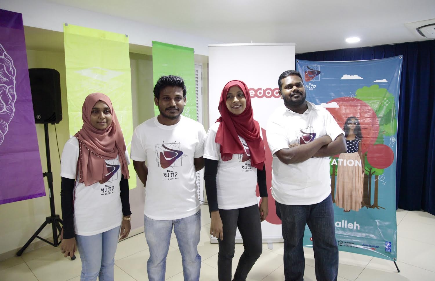 ޓީމް ވީޝެއާ މިޔަހެލި ނިމުމުގެ ރަސްމިއްޔާތުގައި. ފޮޓޯ: ޔޫއެންޑީޕީ