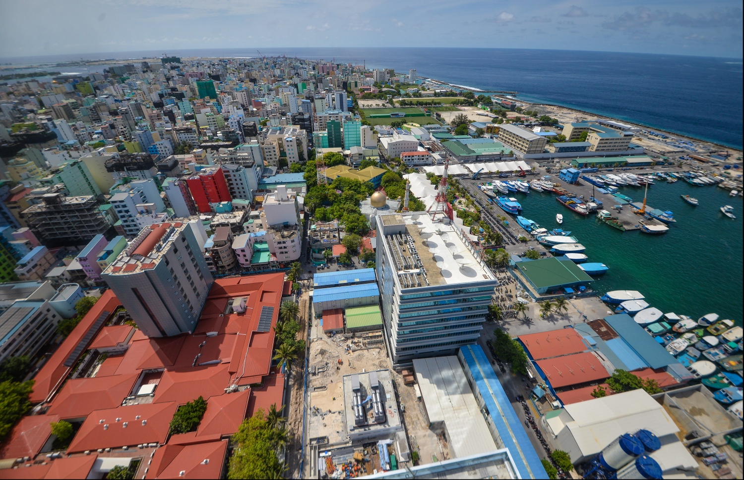 މާލޭގެ އޭރިއަލް ފޮޓޯއެއް -- ފައިލް ފޮޓޯ: މިހާރު