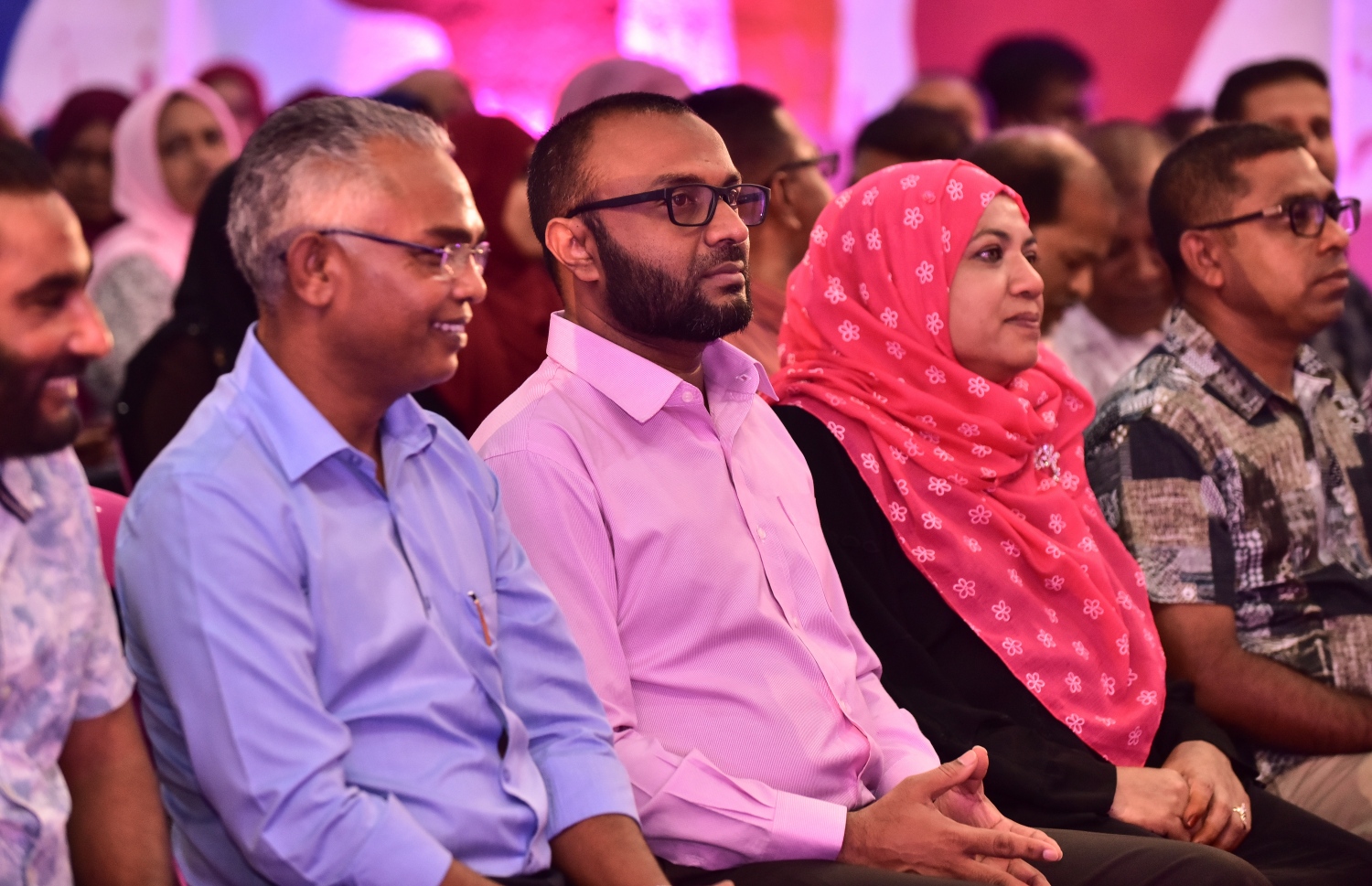"ރުމާލު 2" ޖަގަހައިގައި ބޭއްވި ރަސްމިއްޔާތުގައި ޝަހީމް (މ) ބައިވެރިވެވަޑައިގަންނަވަނީ. - ފޮޓޯ: އަހުމަދު ނިޝާތު/ މިހާރު