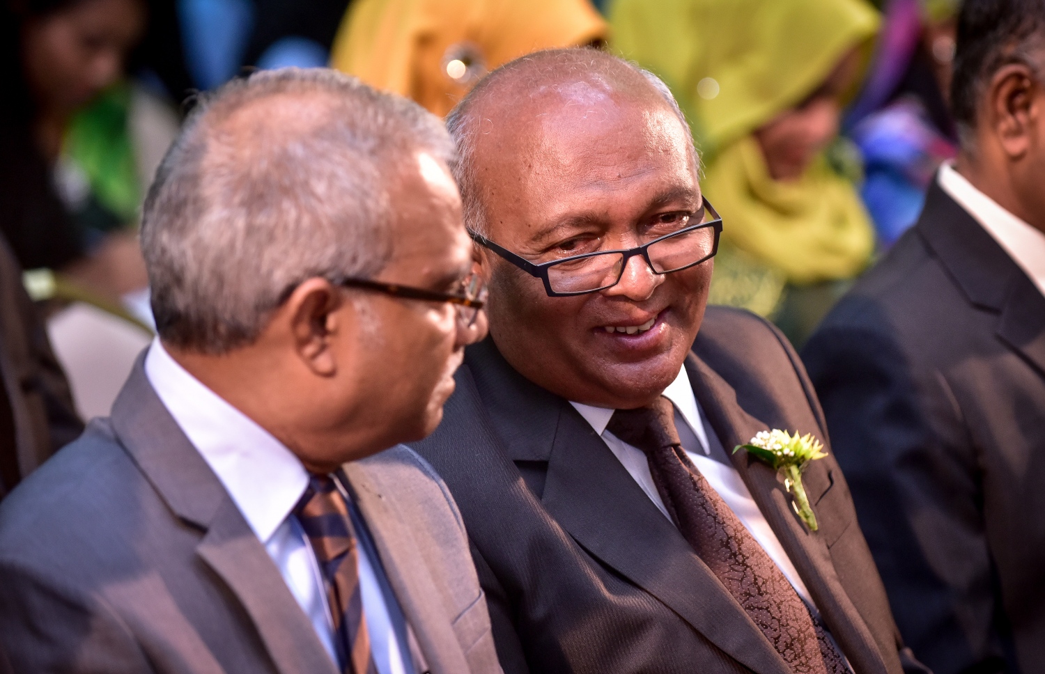 މާލެ: ޖުލައި 25، 2018: ވިލާ ކޮލެޖު ދަރިވަރުންގެ ދަސްވެނިވުމުގެ ރަސްމިއްޔާތުގެ ތެރެއިން: މިދިޔަ އަހަރު ހުރިހާ ގޮތަކުން އެންމެ މޮޅު ދަރިވަރަކަށް ހޮވުނީ އަހުމަދު ނާބިހު މުހައްމަދު ނައީމެވެ .--ފޮޓޯ: ނިޝާން އަލީ/މިހާރު