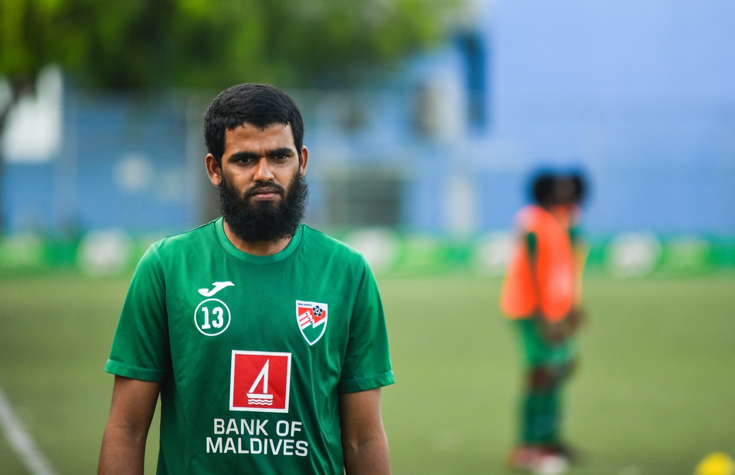 ގައުމީ ޓީމުގެ ފަރިތަކުރުންތަކުގެ ތެރެއިން އަކްރަމް.-- ފޮޓޯ: ހުސެއިން ވަހީދު/ މިހާރު