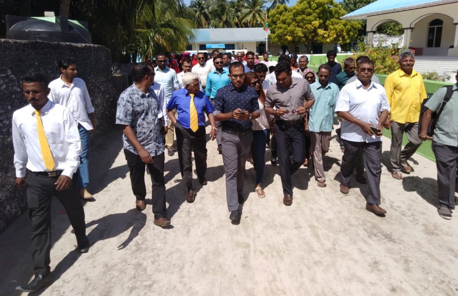 ފައިސަލް ނަސީމް މިއަދު ފީއަލީ އަށް ކުރެއްވި ދަތުރު. - ފޮޓޯ: އެމްޑީޕީ