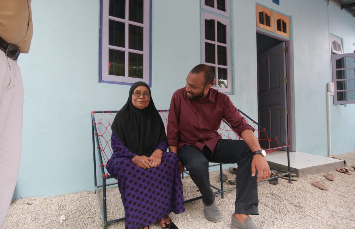 މި އަހަރުގެ ރިޔާސީ އިންތިޚާބުގައި ވާދަކުރައްވާ ޕީޕީއެމްގެ ކެންޑިޑޭޓް ރައީސް ޔާމީންގެ ރަނިންމޭޓް ޑރ. ޝަހީމް ފުވައްމުލަކުގައި ކެމްޕެއިން ކުރައްވަނީ.---ފޮޓޯ: ޕީޕީއެމް