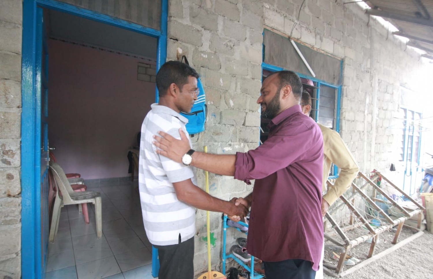 މި އަހަރުގެ ރިޔާސީ އިންތިޚާބުގައި ވާދަކުރައްވާ ޕީޕީއެމްގެ ކެންޑިޑޭޓް ރައީސް ޔާމީންގެ ރަނިންމޭޓް ޑރ. ޝަހީމް ފުވައްމުލަކުގައި ކެމްޕެއިން ކުރައްވަނީ.---ފޮޓޯ: ޕީޕީއެމް