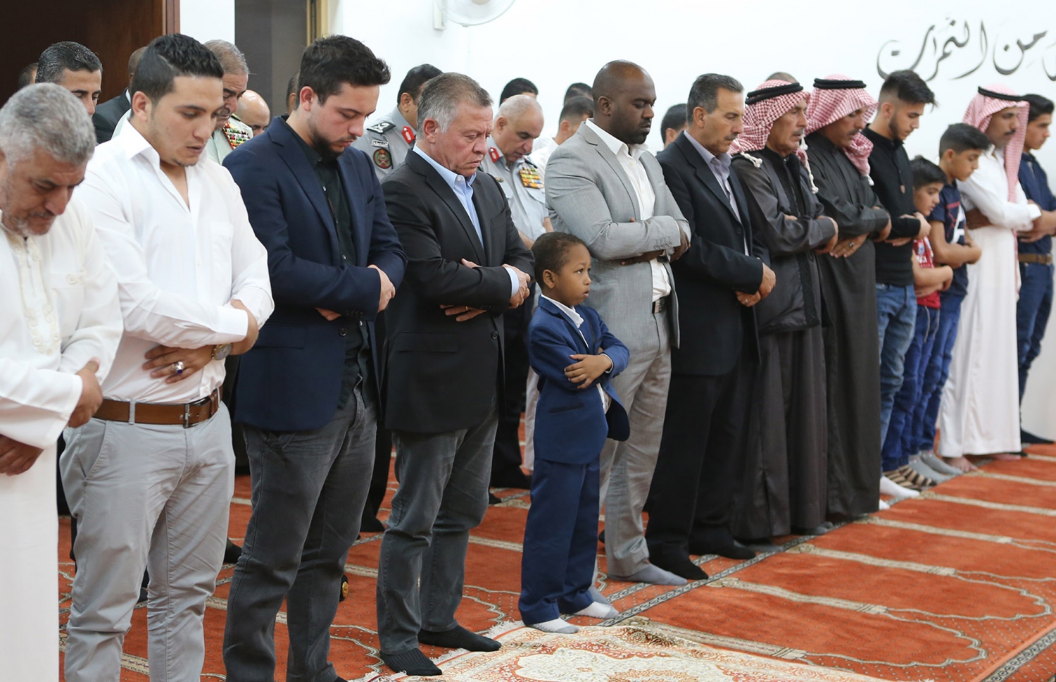 ޖޯޑަންގެ ރަސްގެފާން އަބްދުﷲ މިއަދު އީދު ނަމާދު ކުރައްވަނީ. --ފޮޓޯ:އޭއެފްޕީ