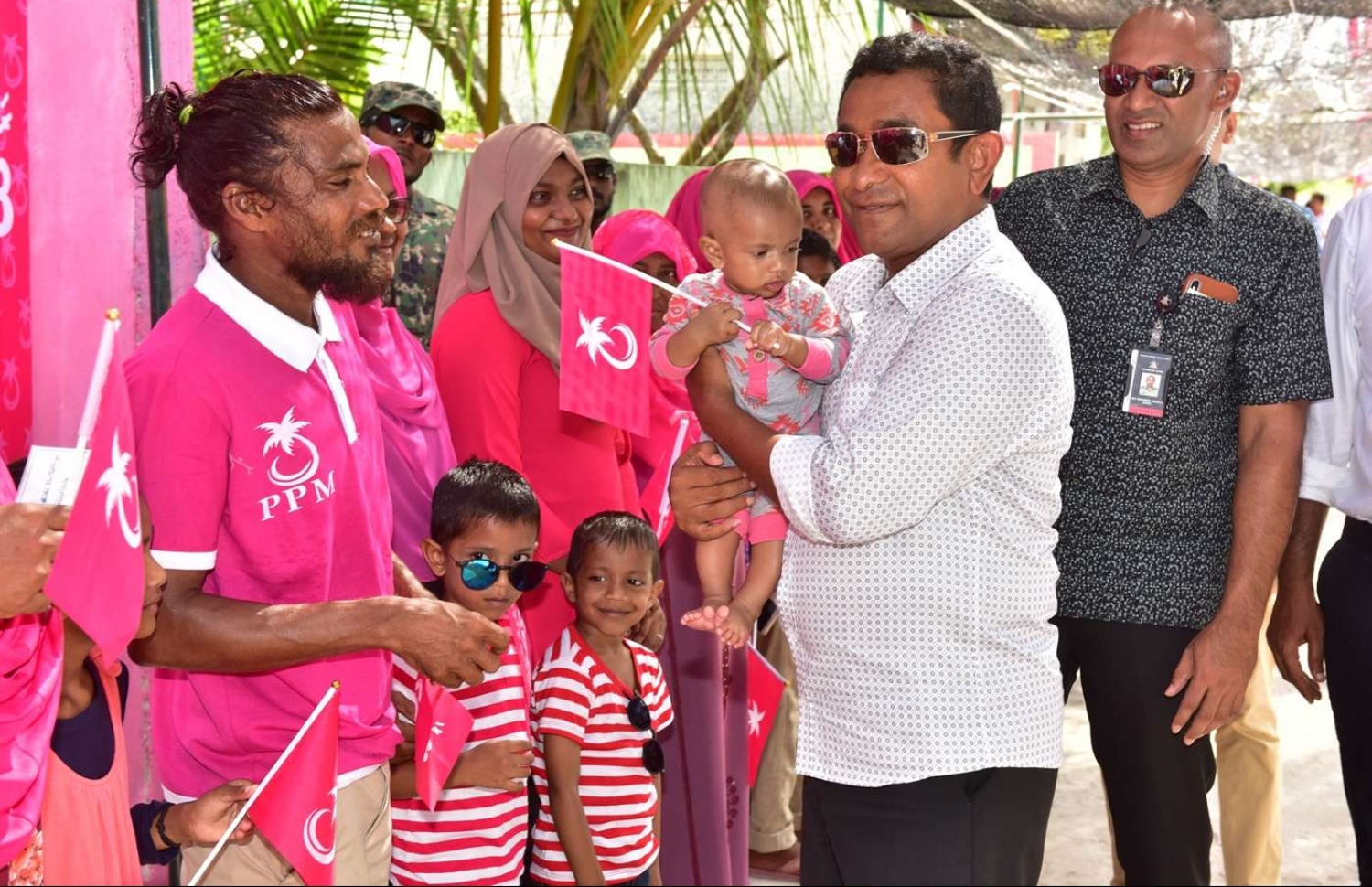 ރައީސް ޔާމީންގެ ފުރަތަމަ ކެމްޕޭން ދަތުރުފުޅު ފ. އަތޮޅަށް