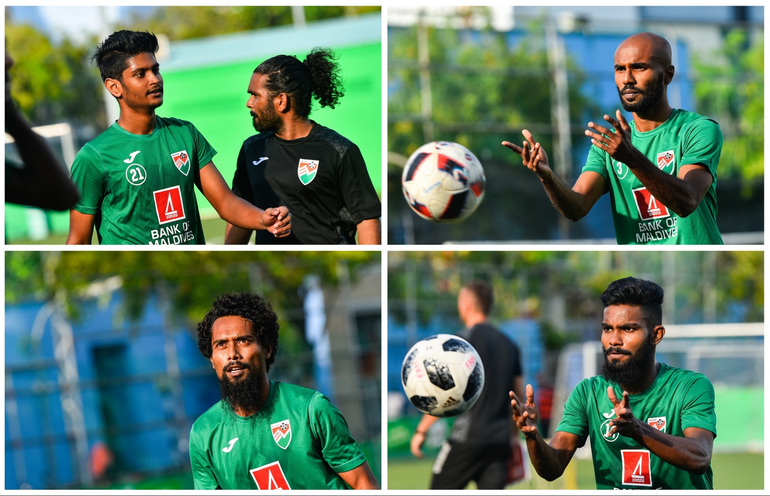 ގައުމީ ސްކޮޑުން ބާކީވި ސާއިފް (މ.ކ.1)، ހަންނަ (މ.ވ1)، ސާމިރު (ތ.ކ1) އަދި އައްޒާމް (ތ.ވ1).-- ފޮޓޯ: ހުސެއިން ވަހީދު/ މިހާރު