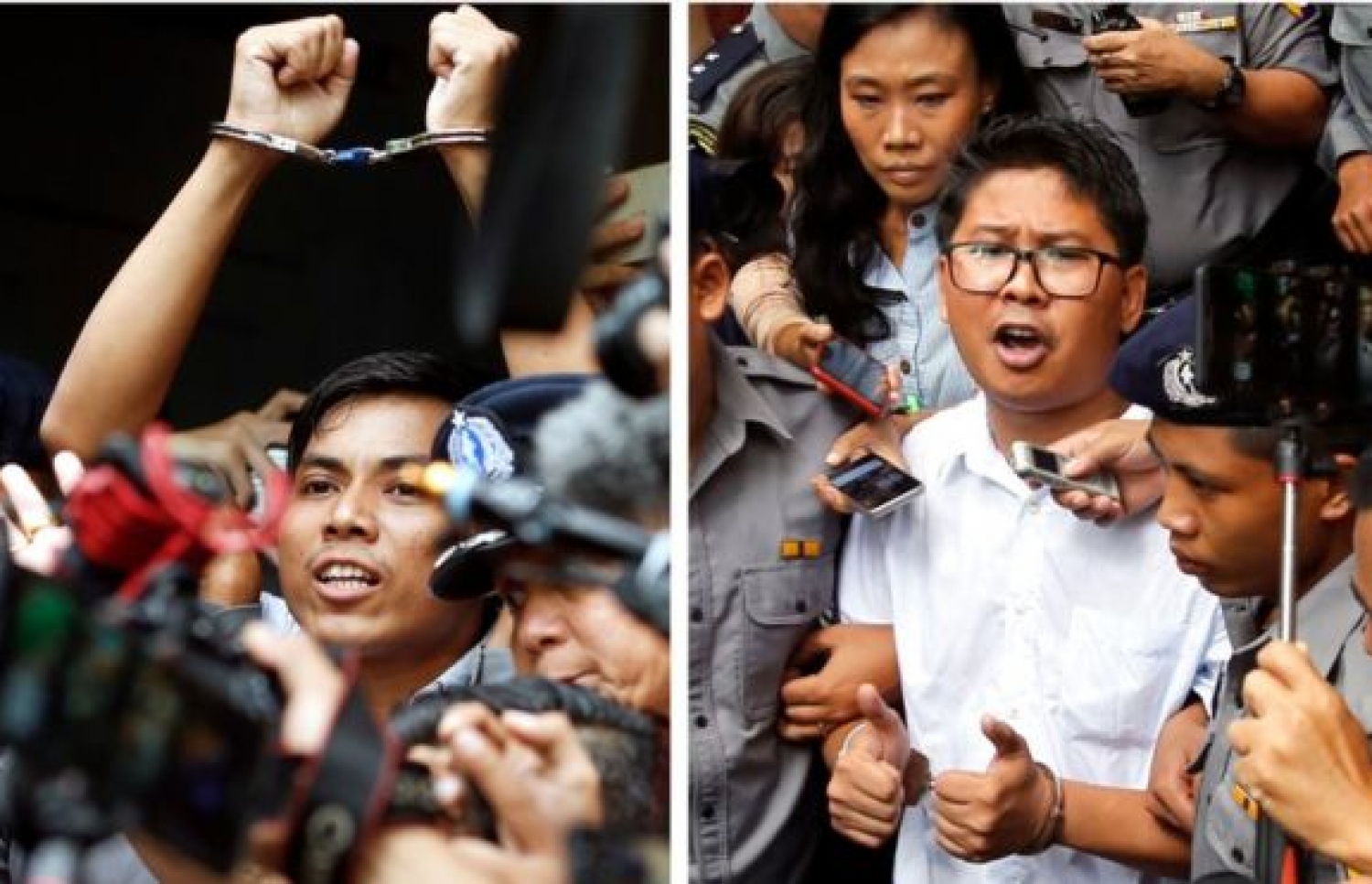 ރޮއިޓާސްގެ ނޫސްވެރިޔާ ވަ ލޯން (ކ) އަދި ކިޔޯ ސޮއެ. --ފޮޓޯ:އީޕީއޭ