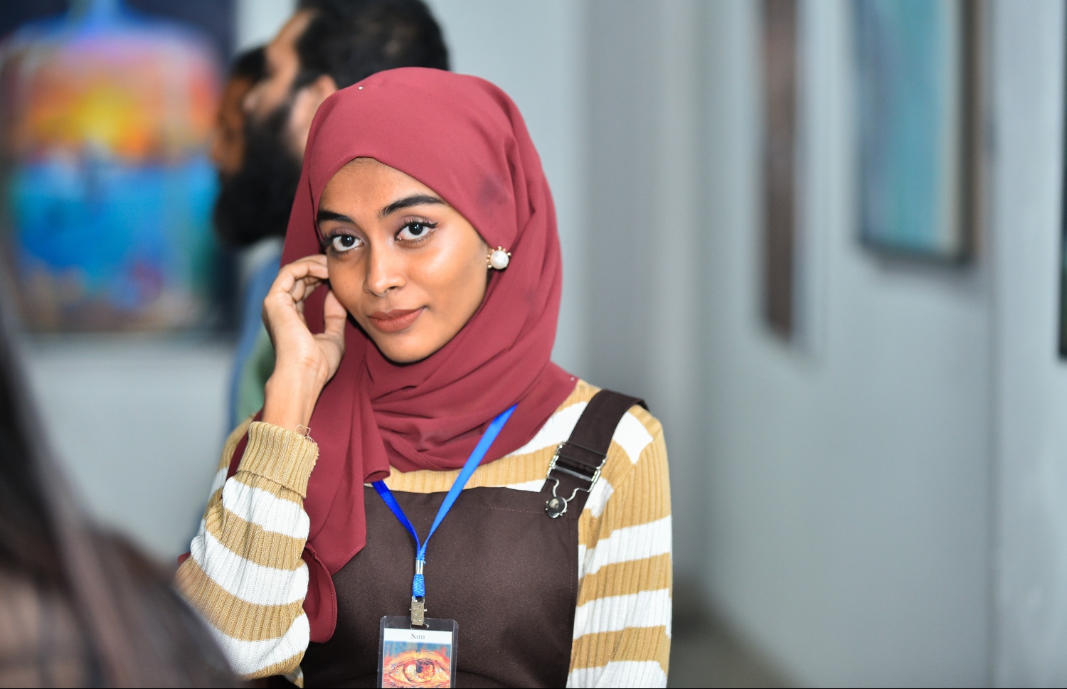 ސެޕްޓެމްބަރު 3، 2018- "މޯލްޑިވްސް ކޮންޓެންޕޮރަރީ އާޓް އެގްޒިބިޝަން 2018" ގެ ތެރެއިން.--- ފޮޓޯ: ހުސައިން ވަހީދު/މިހާރު