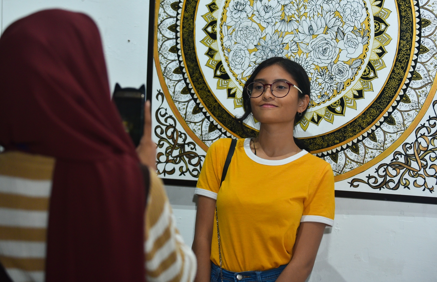 ސެޕްޓެމްބަރު 3، 2018- "މޯލްޑިވްސް ކޮންޓެންޕޮރަރީ އާޓް އެގްޒިބިޝަން 2018" ގެ ތެރެއިން.--- ފޮޓޯ: ހުސައިން ވަހީދު/މިހާރު