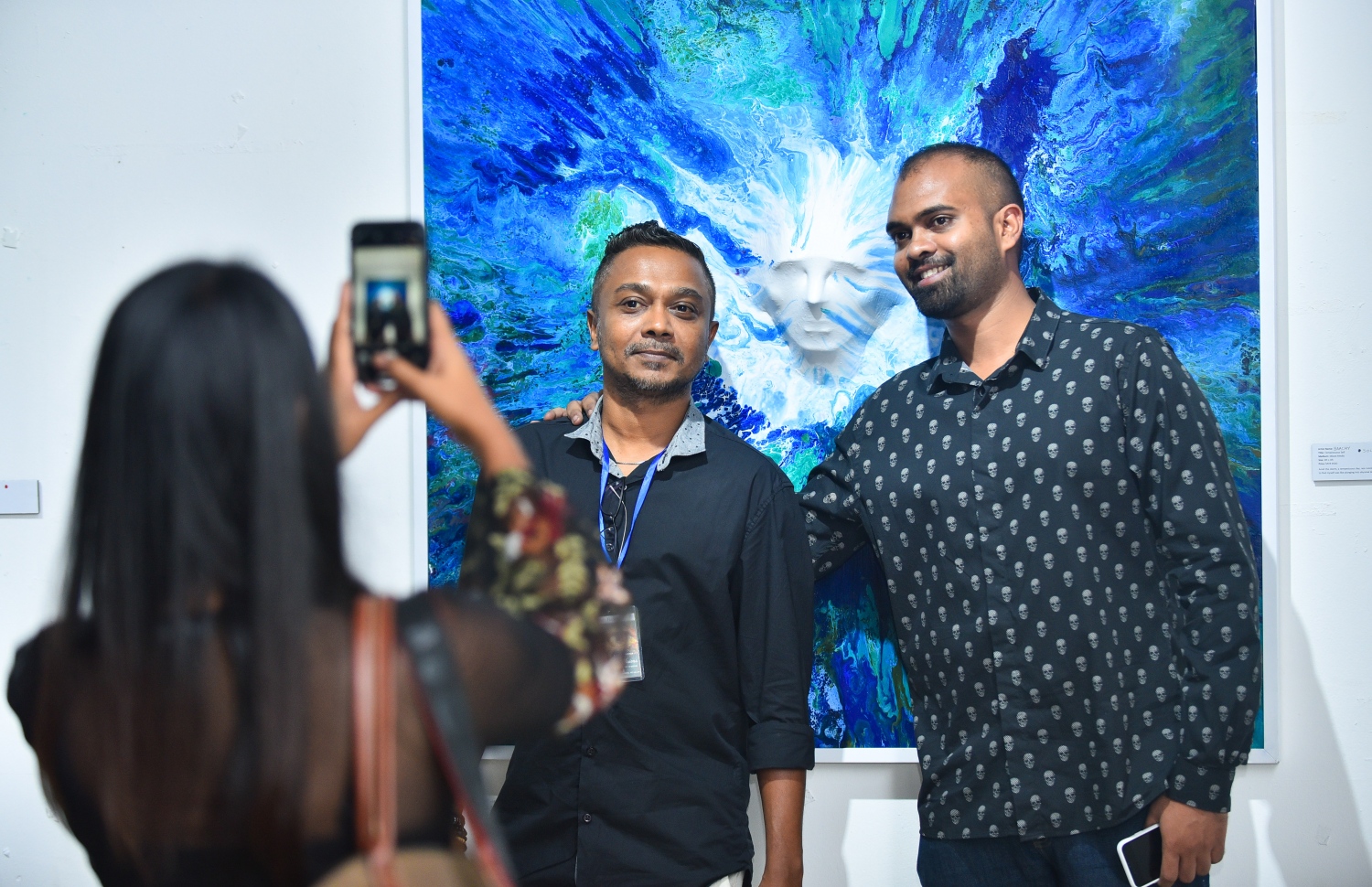 ސެޕްޓެމްބަރު 3، 2018- "މޯލްޑިވްސް ކޮންޓެންޕޮރަރީ އާޓް އެގްޒިބިޝަން 2018" ގެ ތެރެއިން.--- ފޮޓޯ: ހުސައިން ވަހީދު/މިހާރު