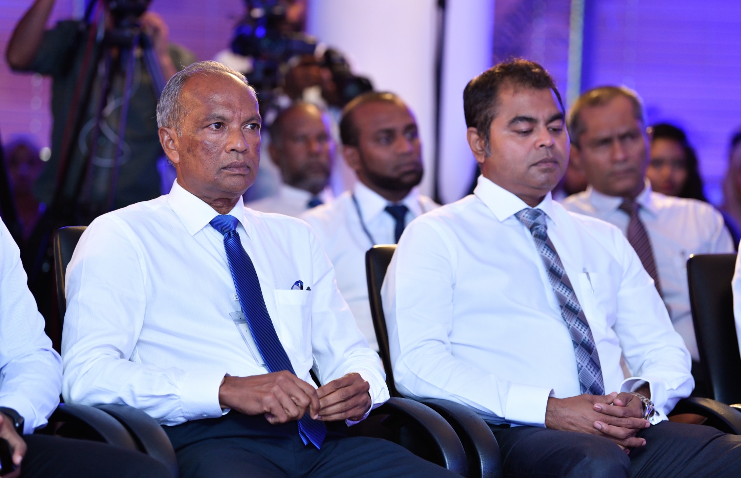 މާލެ: ސެޕްޓެމްބަރު 29، 2018- ސްޓެލްކޯގެ އަހަރީ އާންމު ޖަލްސާގެ ތެރެއިން.---ފޮޓޯ: ހުސައިން ވަހީދު/މިހާރު