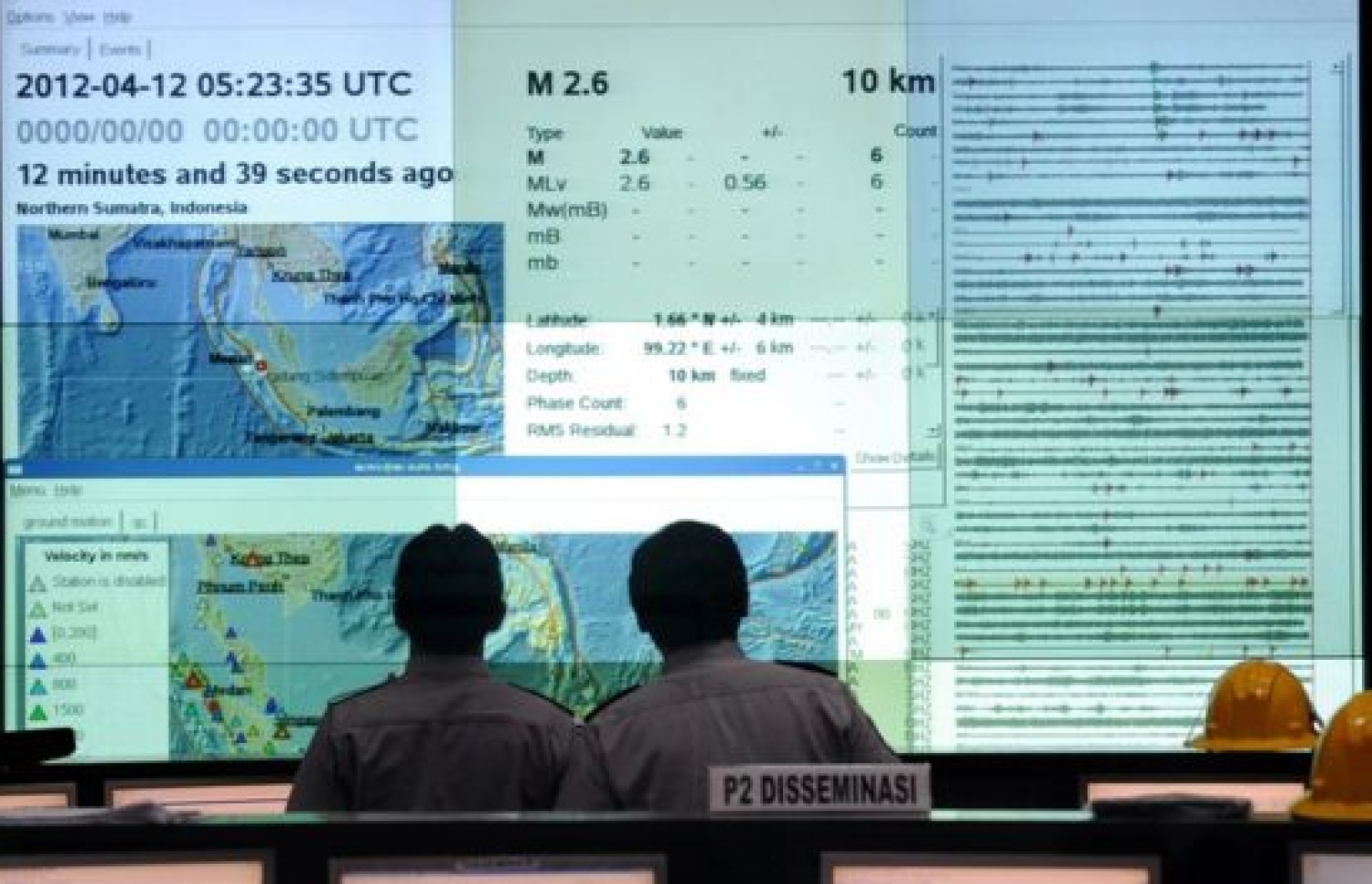 ސުނާމީ ވޯނިން ސިސްޓަމްތައް މަސައްކަތް ނުކުރާ ކަމަށް އިންޑޮނީޝިއާގެ ޖިއޯފިޒިކްސް އެޖެންސީން ވެސް ވަނީ އެއްބަސްވެފައި. --ފޮޓޯ:އޭއެފްޕީ