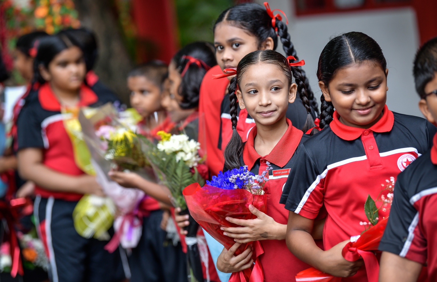 އިސްކަންދަރު ސްކޫލުގެ ދަރިވަރުންތަކެއް.-- ފޮޓޯ: ހުސެއިން ވަހީދު/ މިހާރު