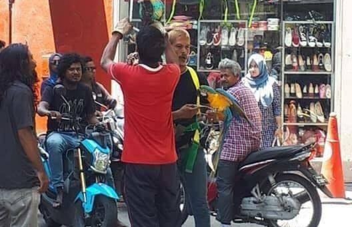 ކެރޭނުގެ އެހީގައި އަލީ ނަސީމް ގުރާ ސަލާމަތް ކޮށްގެން-- ފޮޓޯ: ފޭސްބުކް