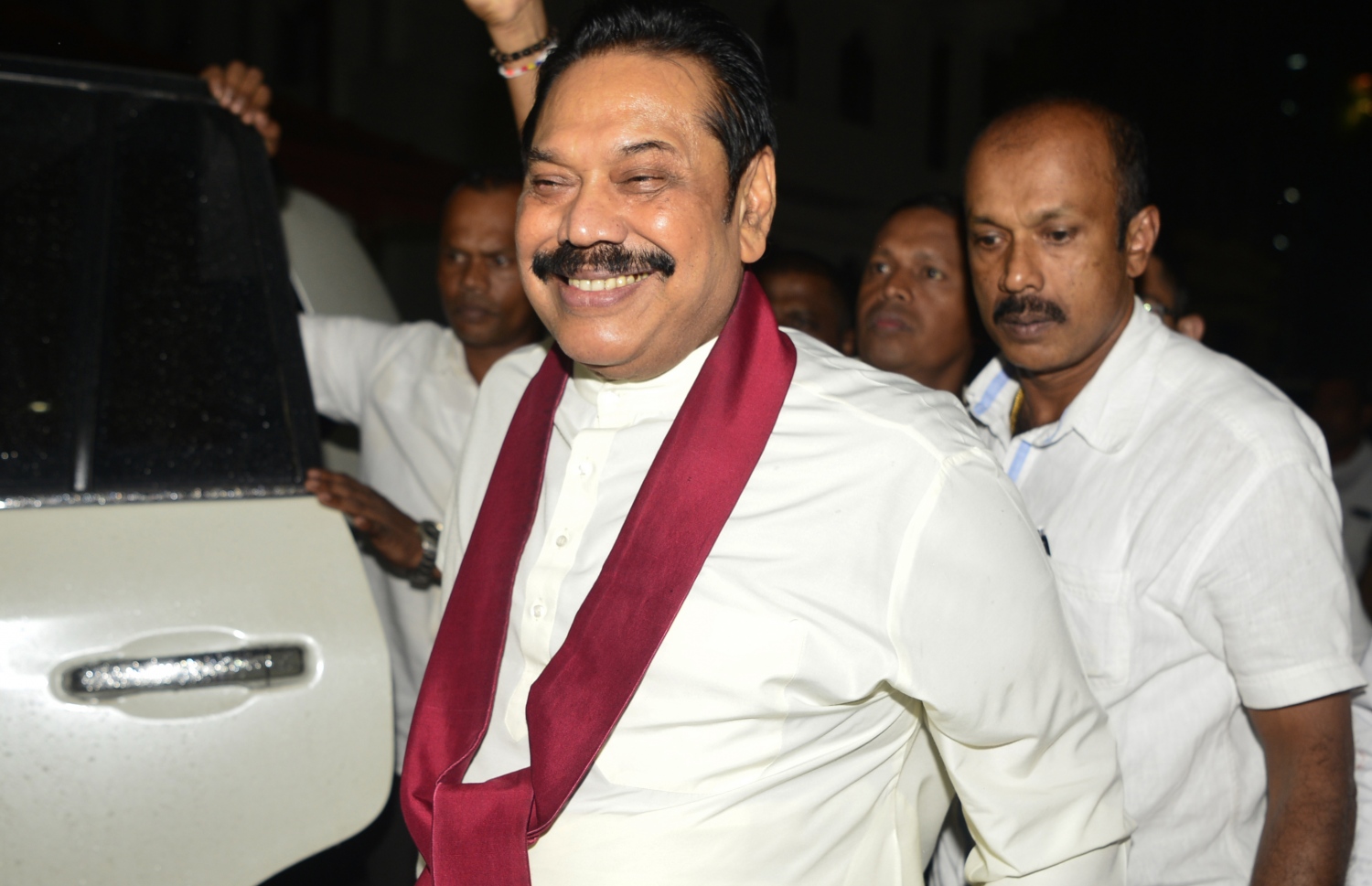 ކުރީގެ ރައީސް ރާޖަޕަކްސާ. --ފޮޓޯ:އޭއެފްޕީ